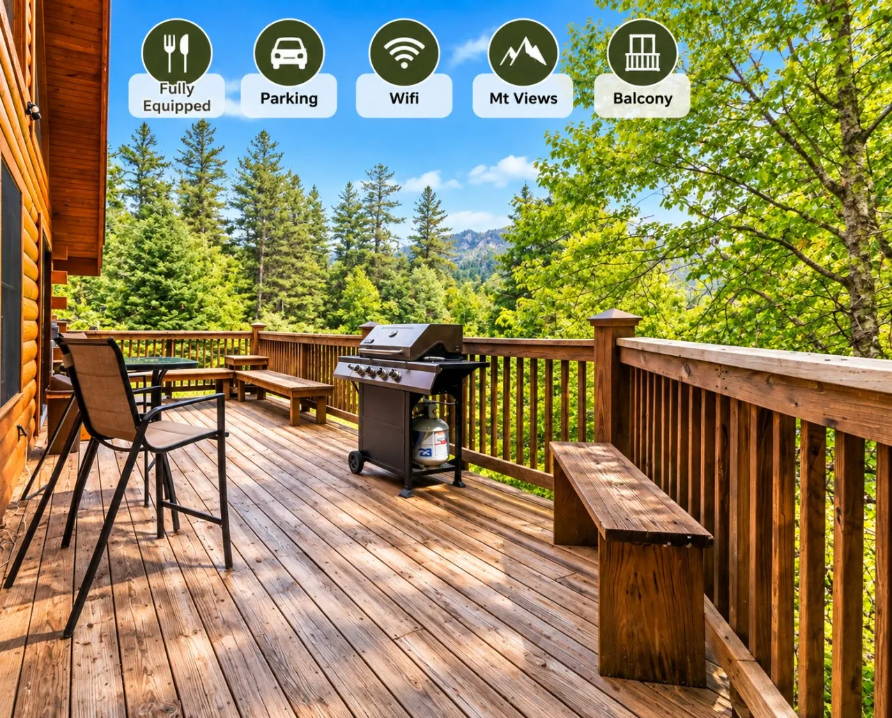 Mountaineer Log Cabin Near ASU W/Outdoor Soaking Tub!
