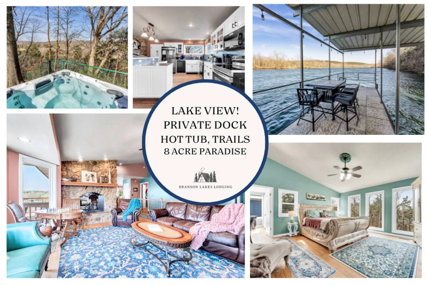Private Dock-8 lake acres, Hot tub, Hike, Fire Pit 2
