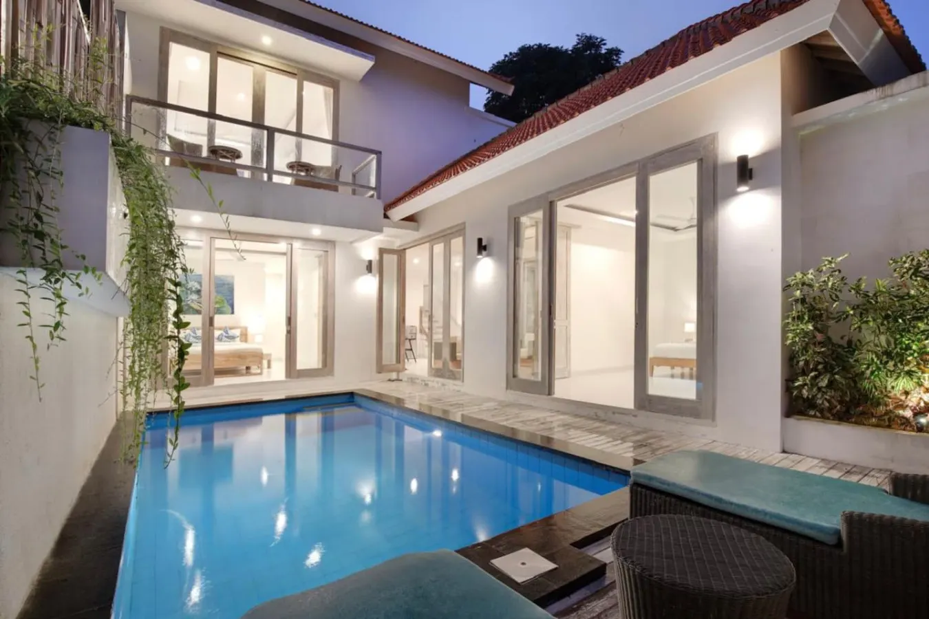 Green Villa B, 3 bedroom villa with pool.