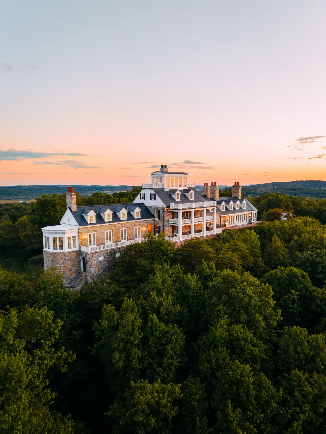 Roundtop Mansion on 135 Acre Estate with Indoor Pool 14
