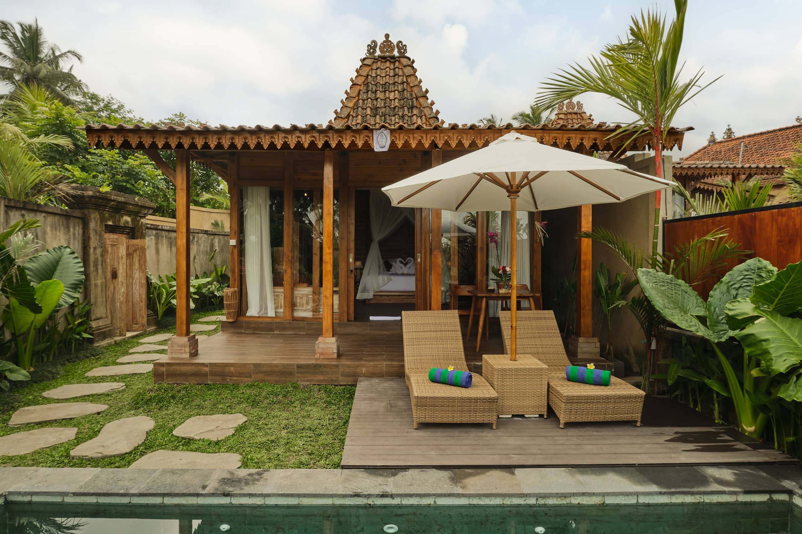 Serene Wooden Private Pool Villa w/Rice Field View 19