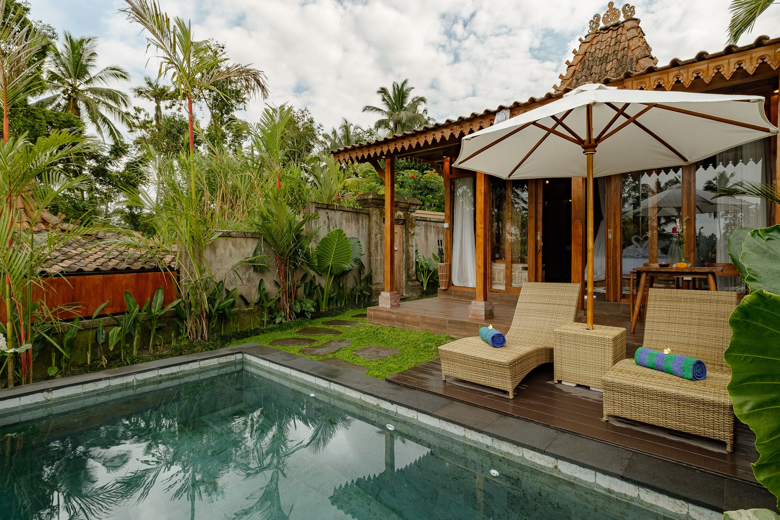 Serene Wooden Private Pool Villa w/Rice Field View 23