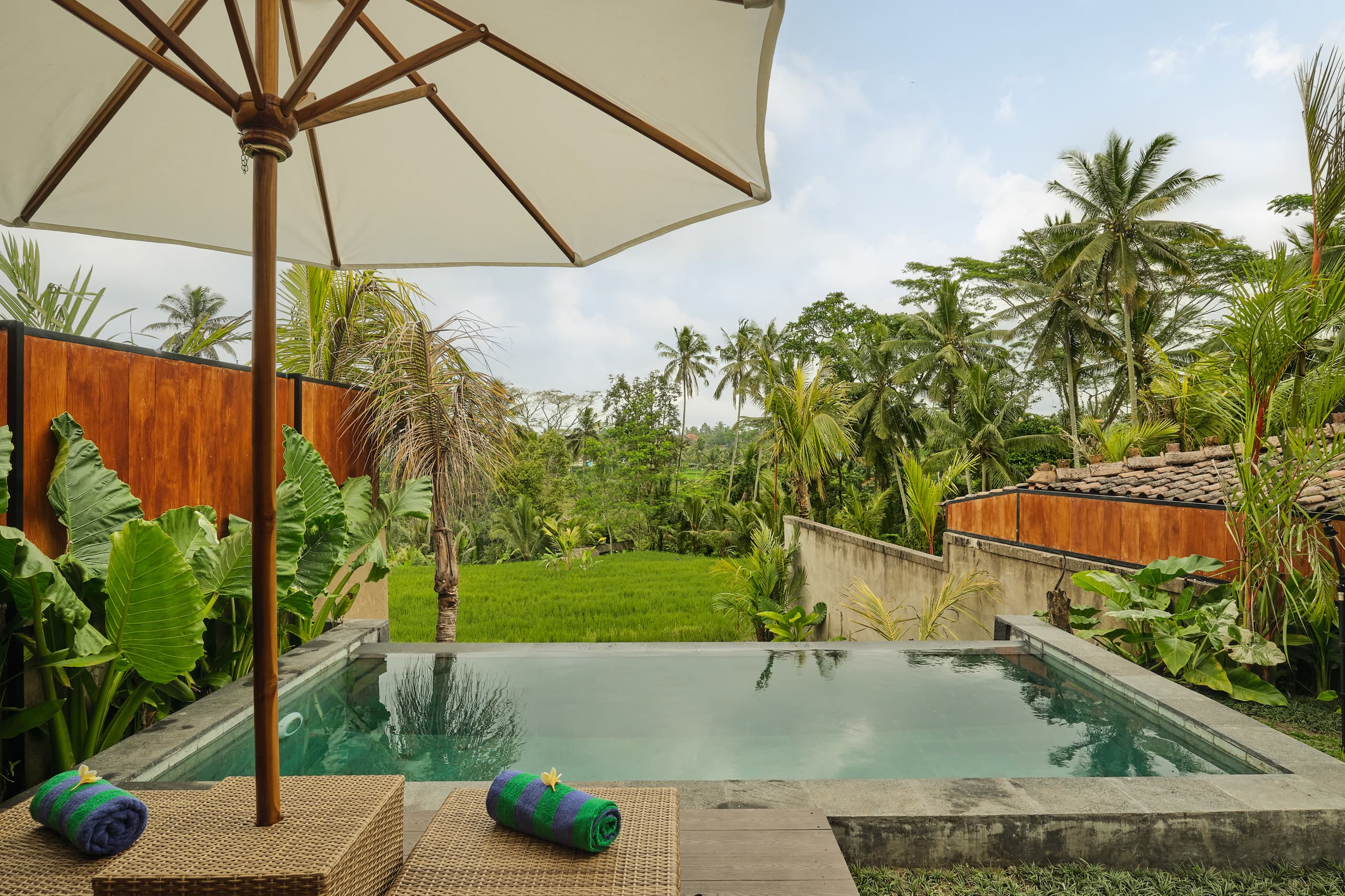 Serene Wooden Private Pool Villa w/Rice Field View 15