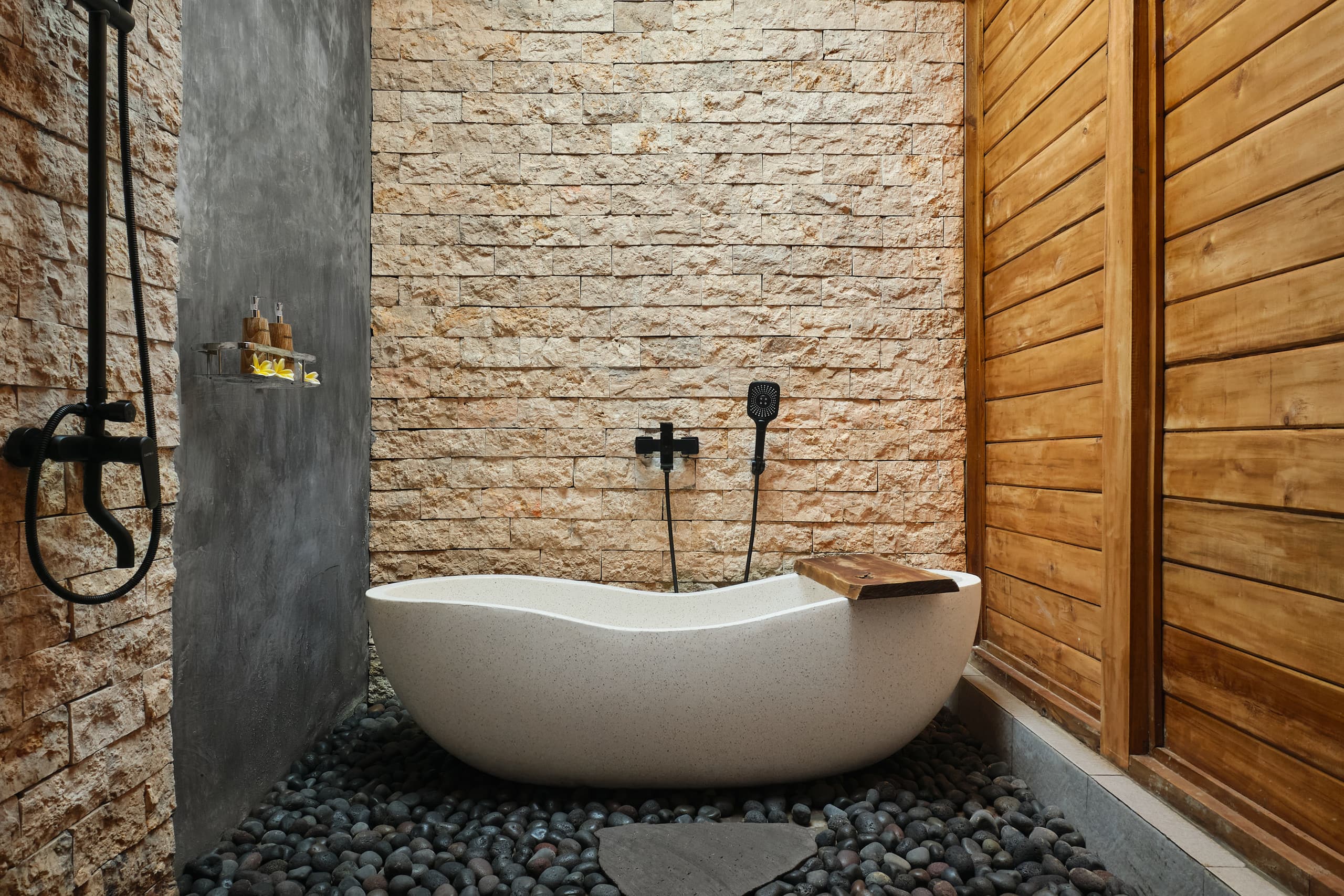 Serene Wooden Private Pool Villa w/Rice Field View 9