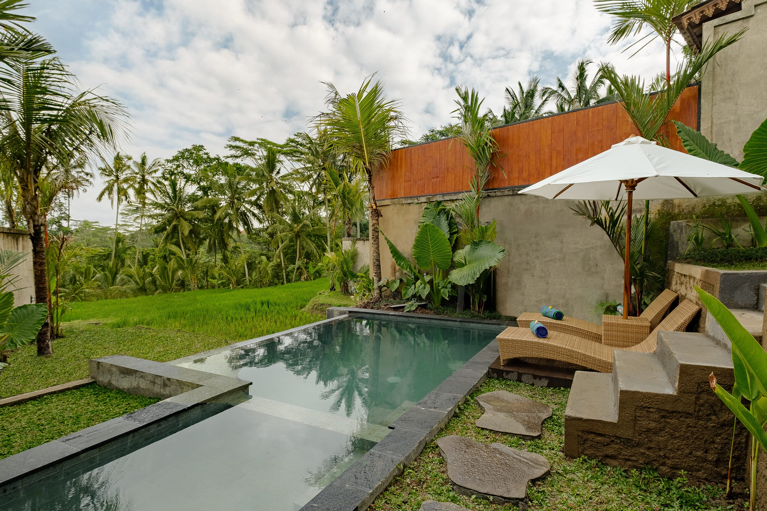 Serene Wooden Private Pool Villa w/Rice Field View 13