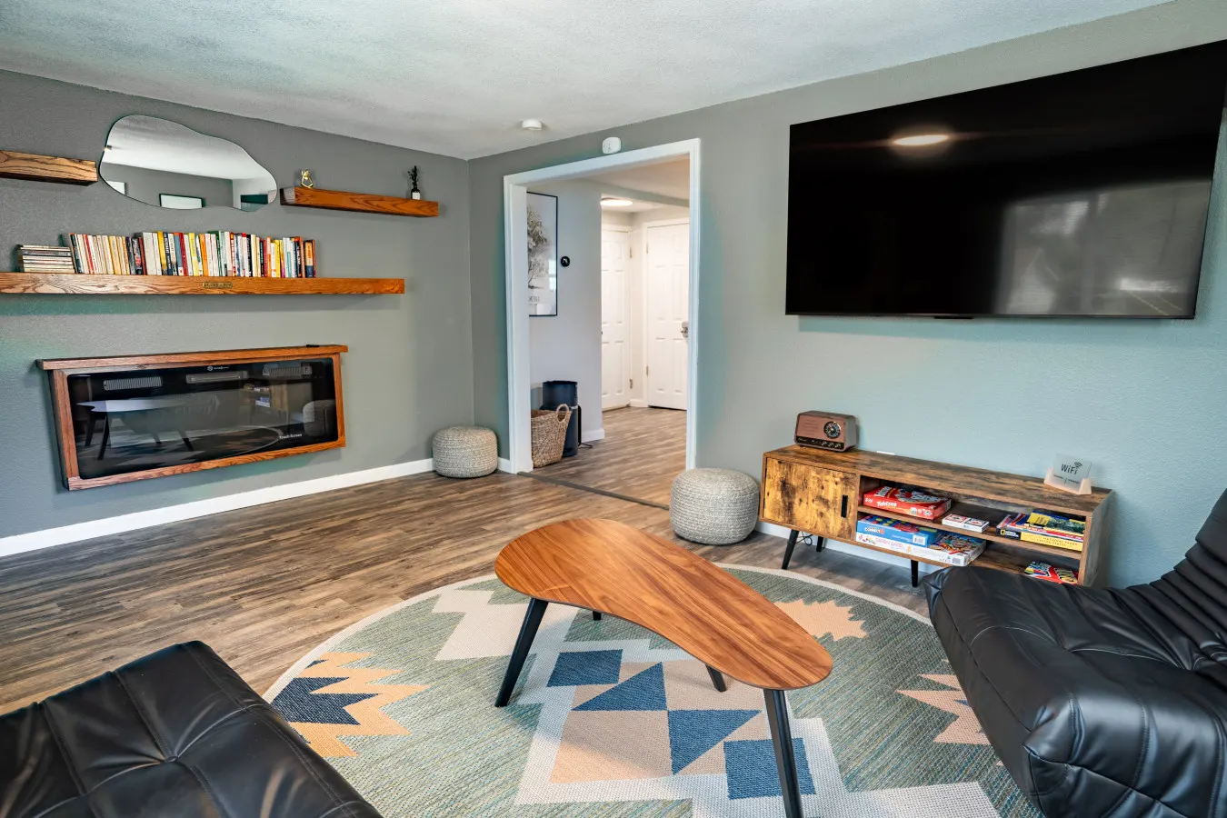 Cozy Book Nook Bungalow Modern Comfort + Retro Charm 14