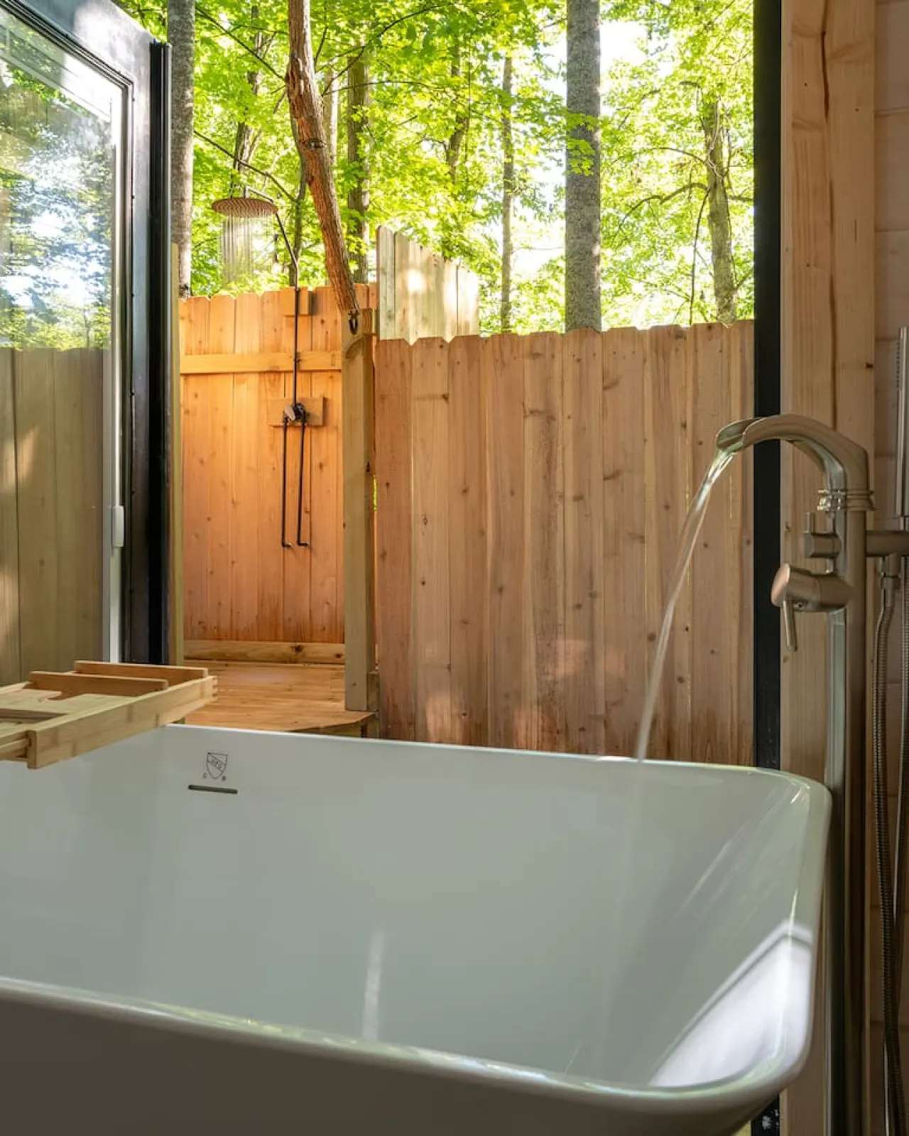 Serene, Romantic Getaway Outdoor Shower Hiking 13