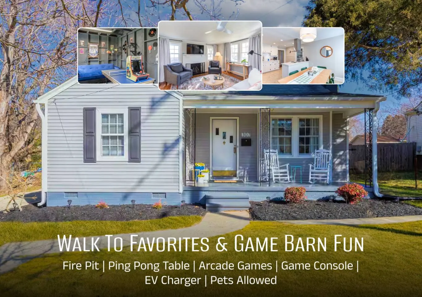 Charming Graham Retreat | Game Barn | BBQ Grill