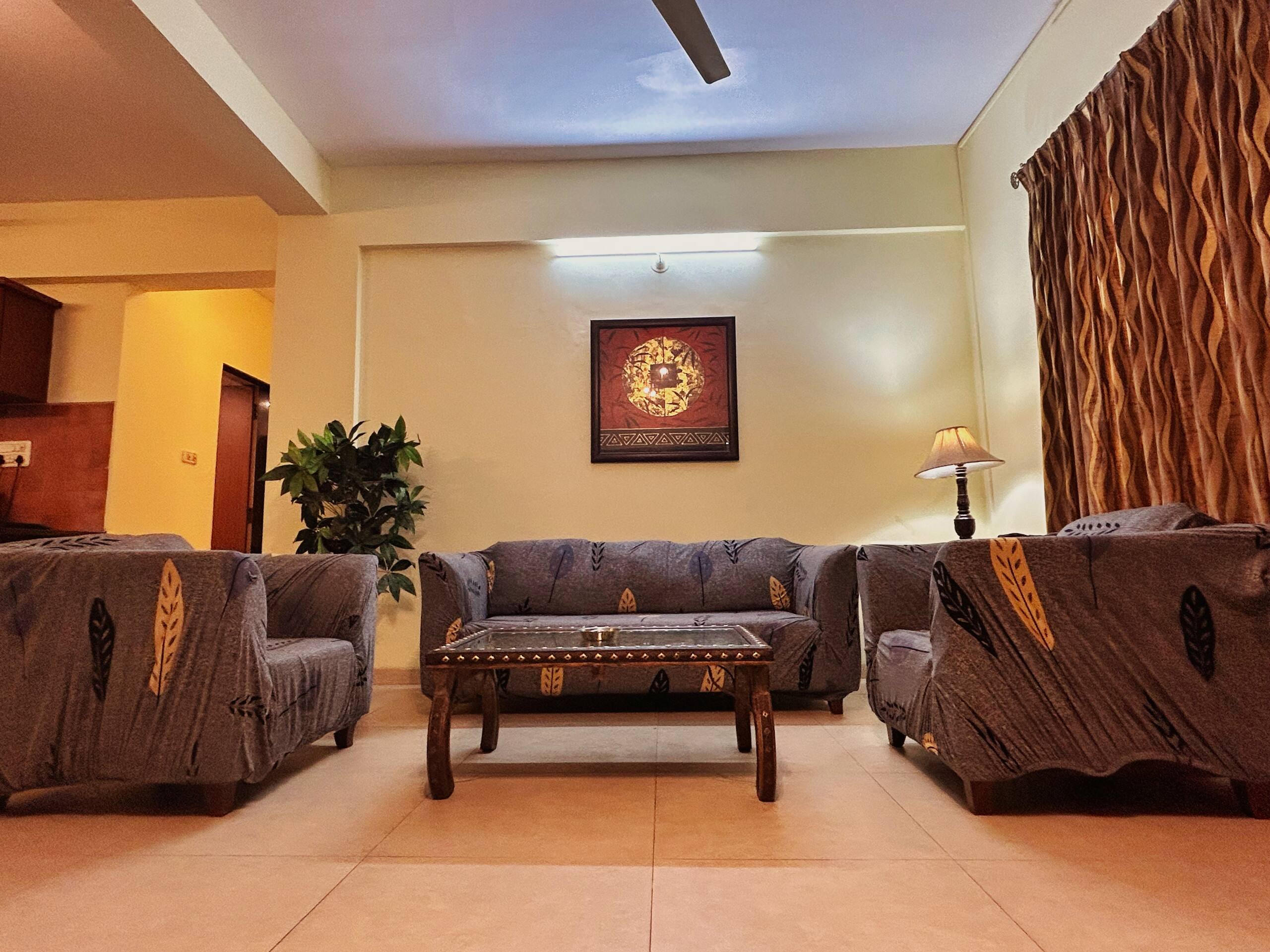 2BHK Apartment Pool facing Apt by Laze Around Us 8