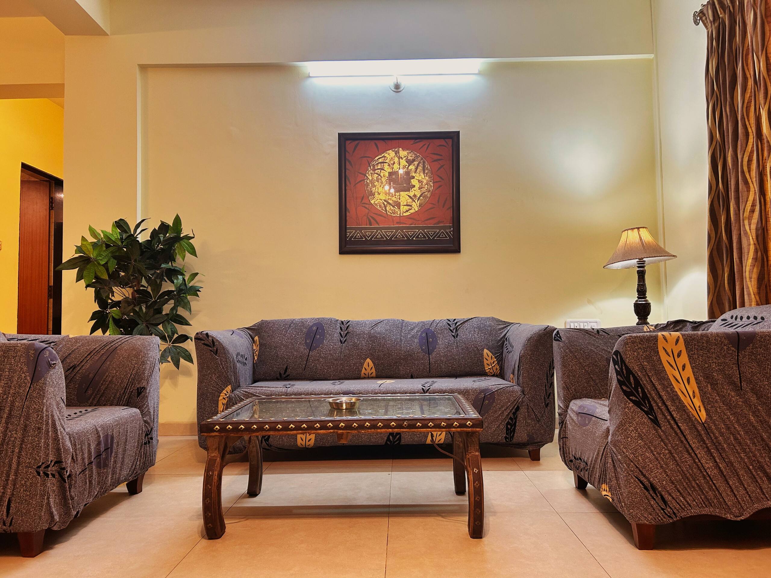2BHK Apartment Pool facing Apt by Laze Around Us 9