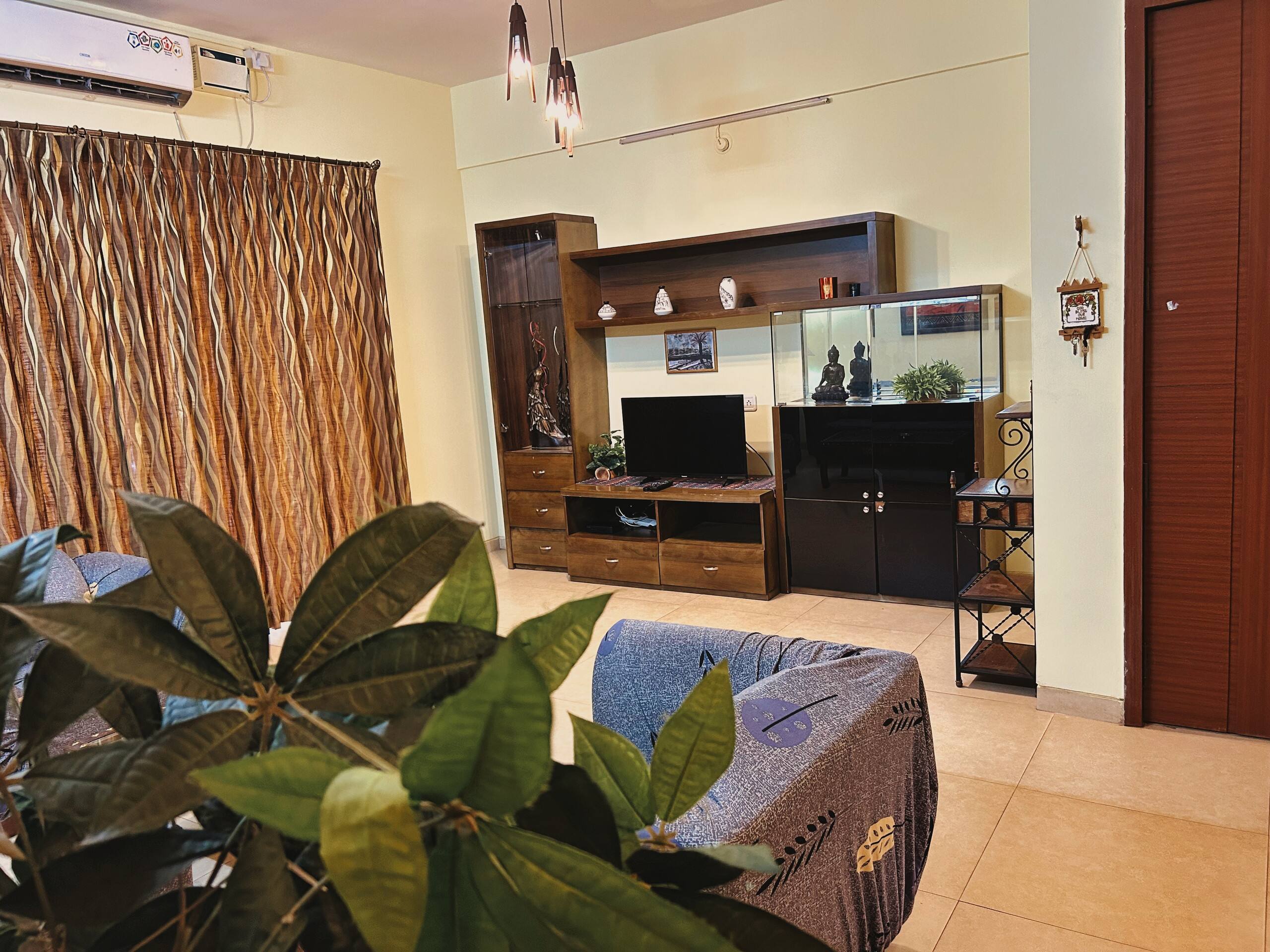 2BHK Apartment Pool facing Apt by Laze Around Us 6