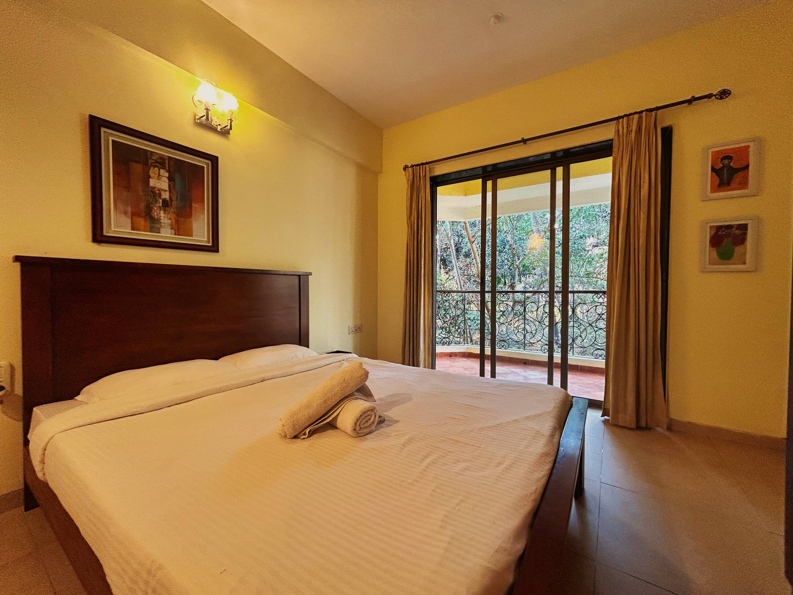 2BHK Apartment Pool facing Apt by Laze Around Us 17