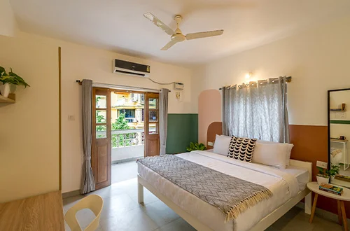 The Olive Room Cozy Ensuite Near Candolim Beach 11