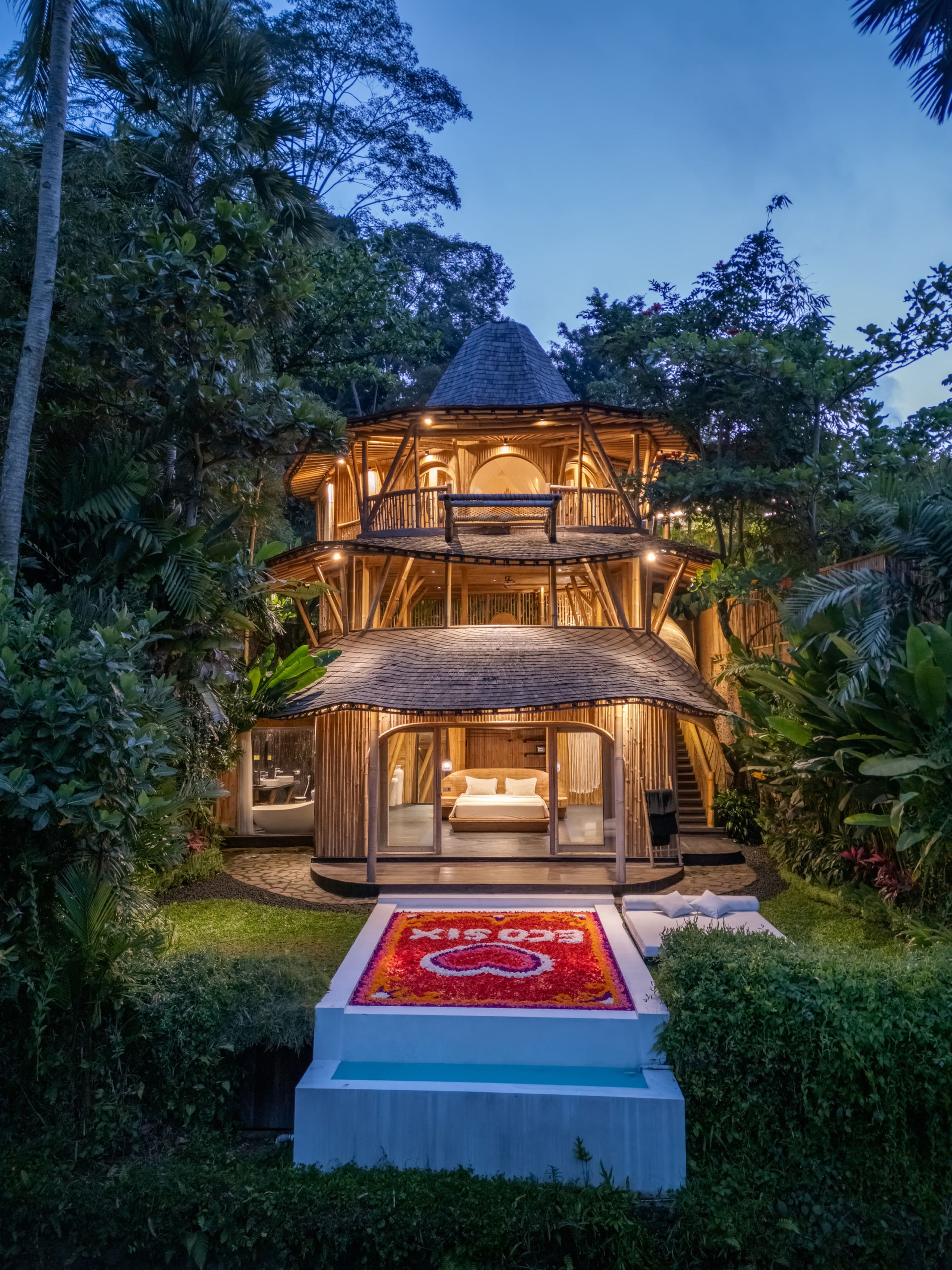 Enam - Bamboo Villa in Eco Six Bali Resort