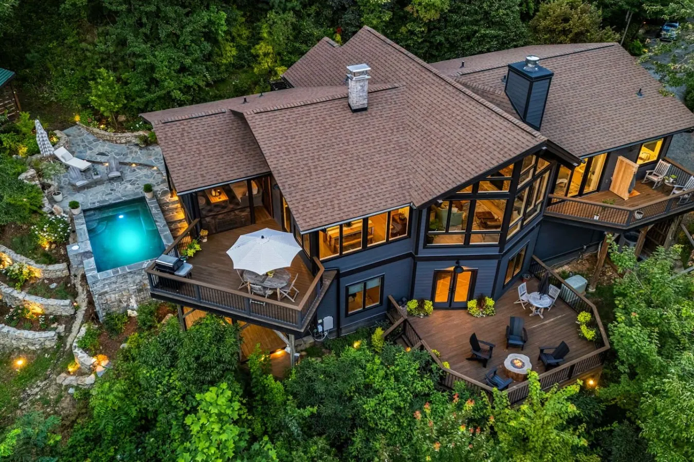Mountain Retreat w/ Heated Pool & Expansive Views 7
