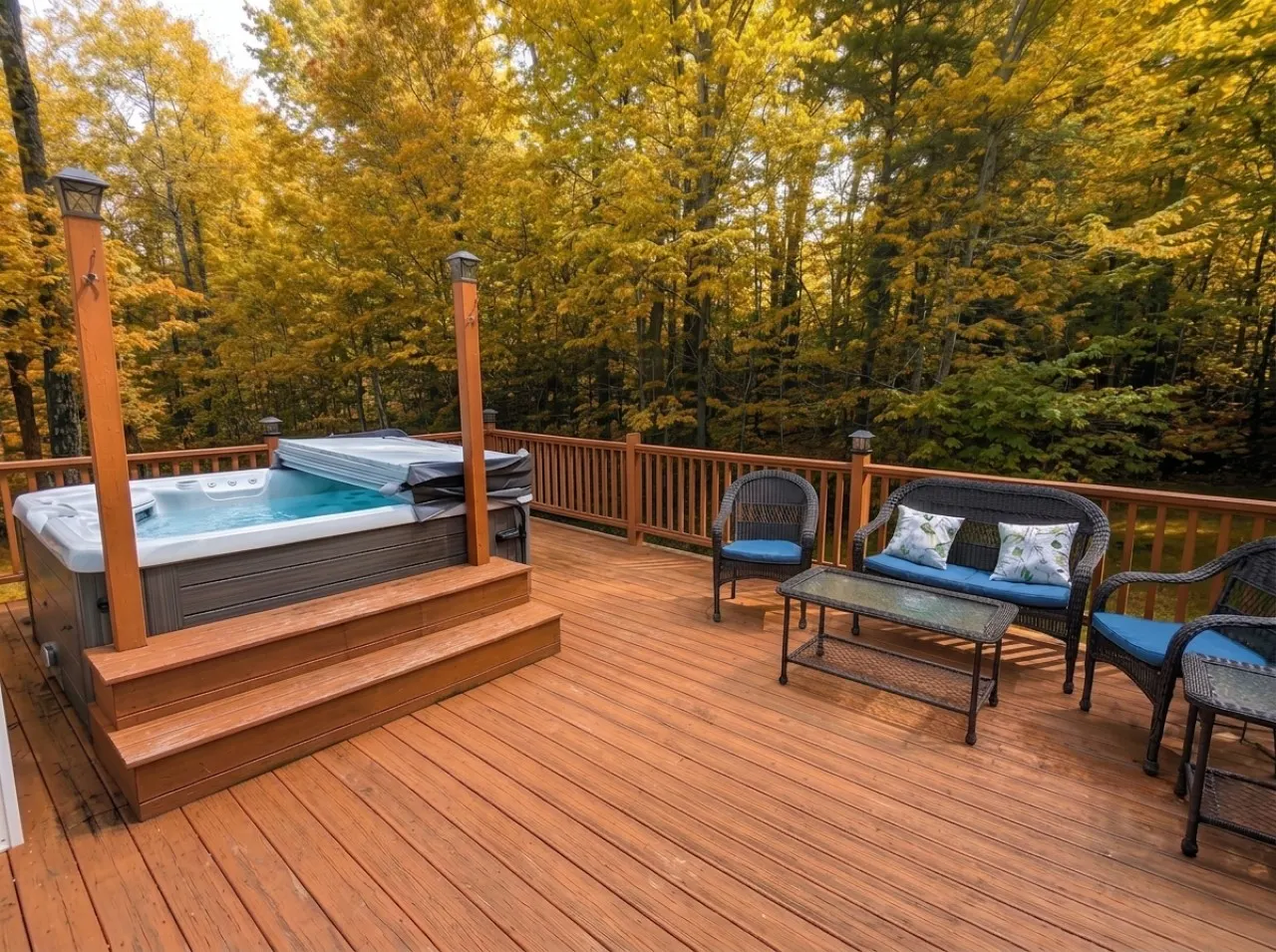 Hot Tub Haven: Dog-Friendly Retreat