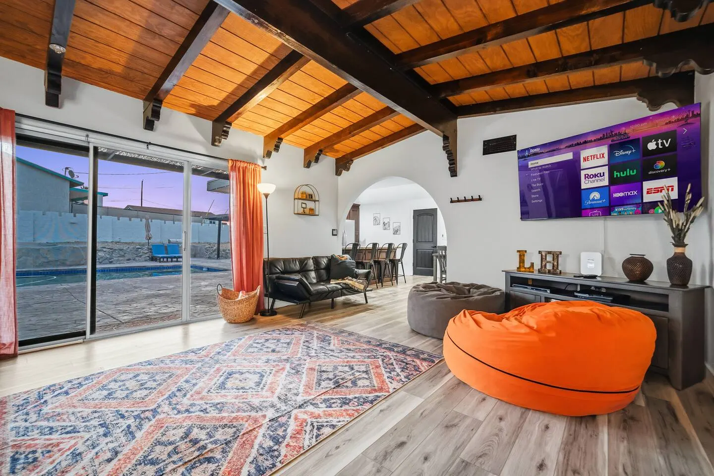 House + Casita Pool Firepit Games Sleep 14 8
