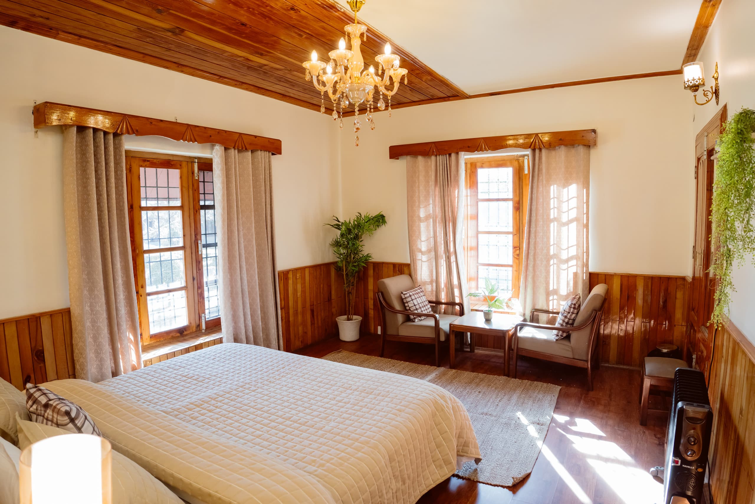 Leela huts 3-bhk entire hut with inside fireplace. 15