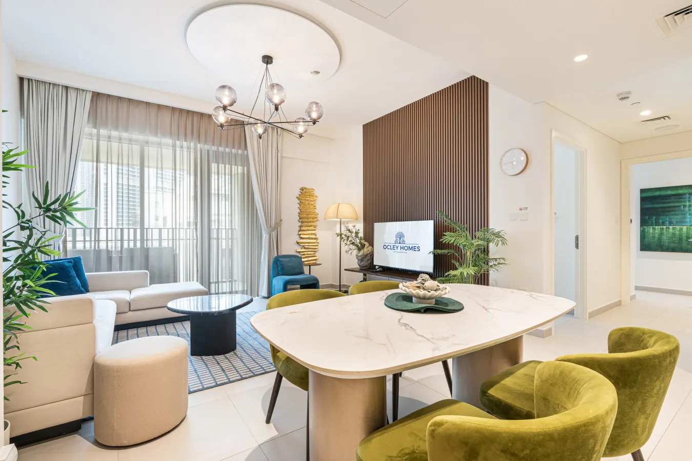 Lux Creek Home w/ Burj View steps from the Lagoon
