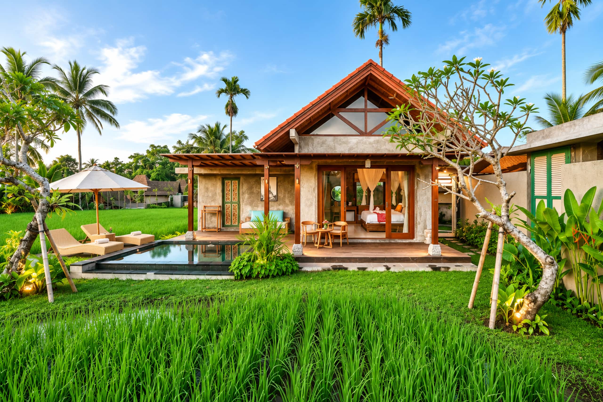 Luxury 1 bed room pool villa with uniq design