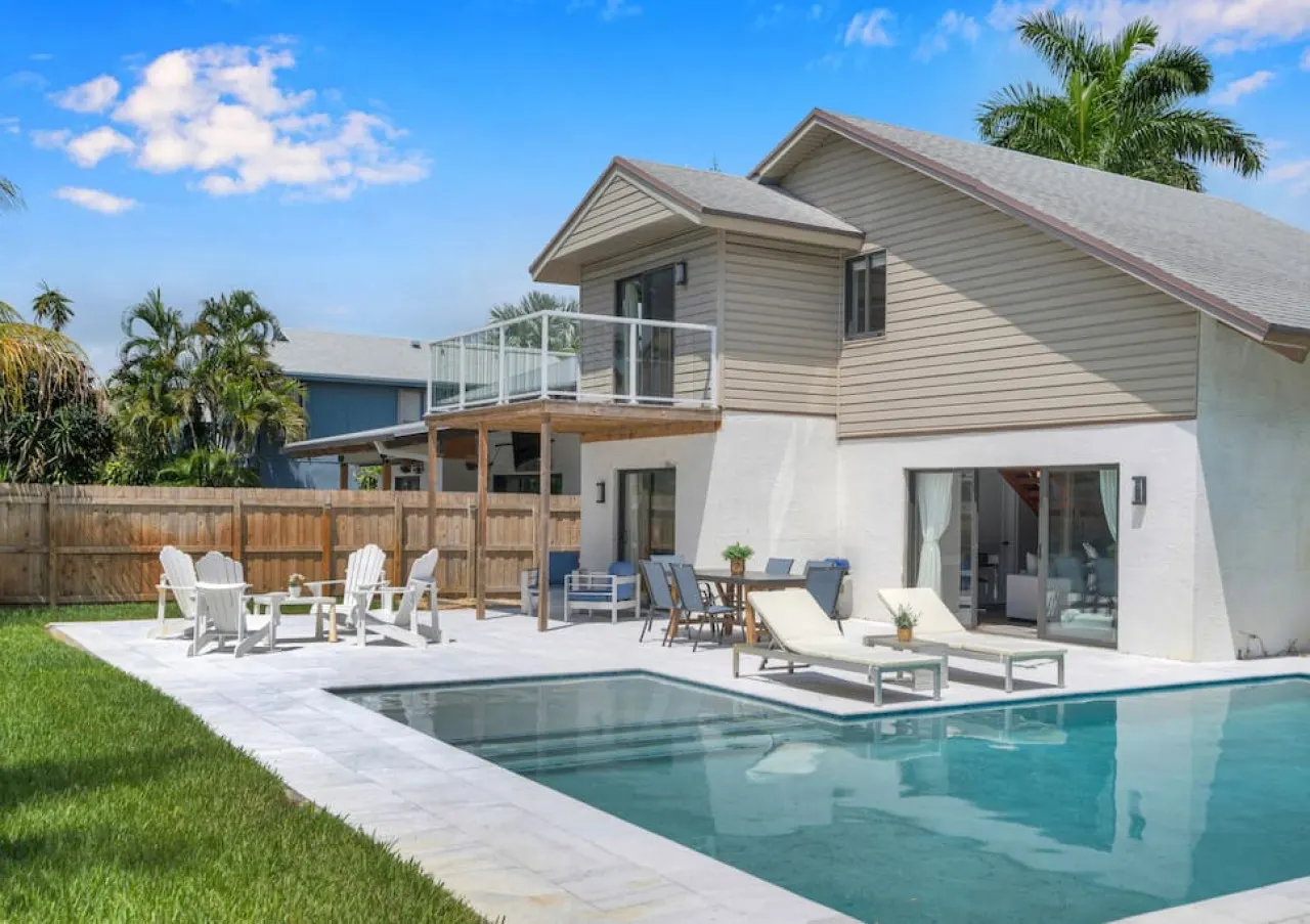 Wonderful Tropical Pool House Delray Near Ocean 7