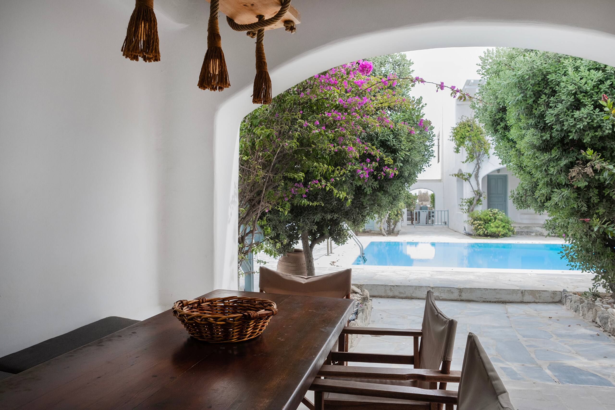 Mykonian Style Pool House 6 w Night Security Guard 19