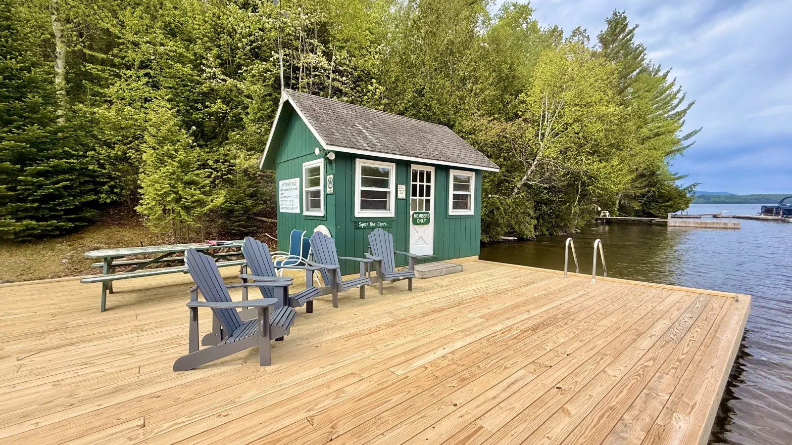 Sandy Bay Hideaway Dock and Lake access steps from Cabin 13
