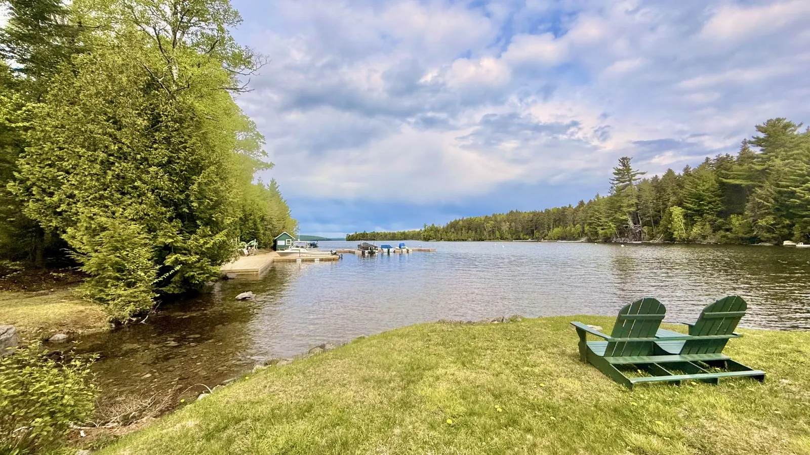 Sandy Bay Hideaway Dock and Lake access steps from Cabin 14