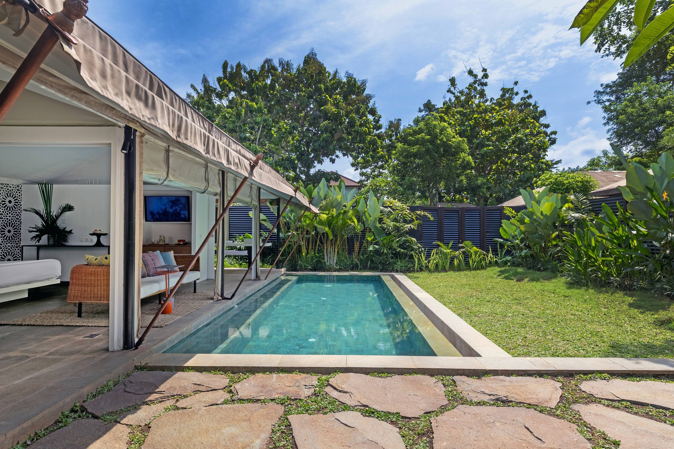 Luxury Family Pool Tented