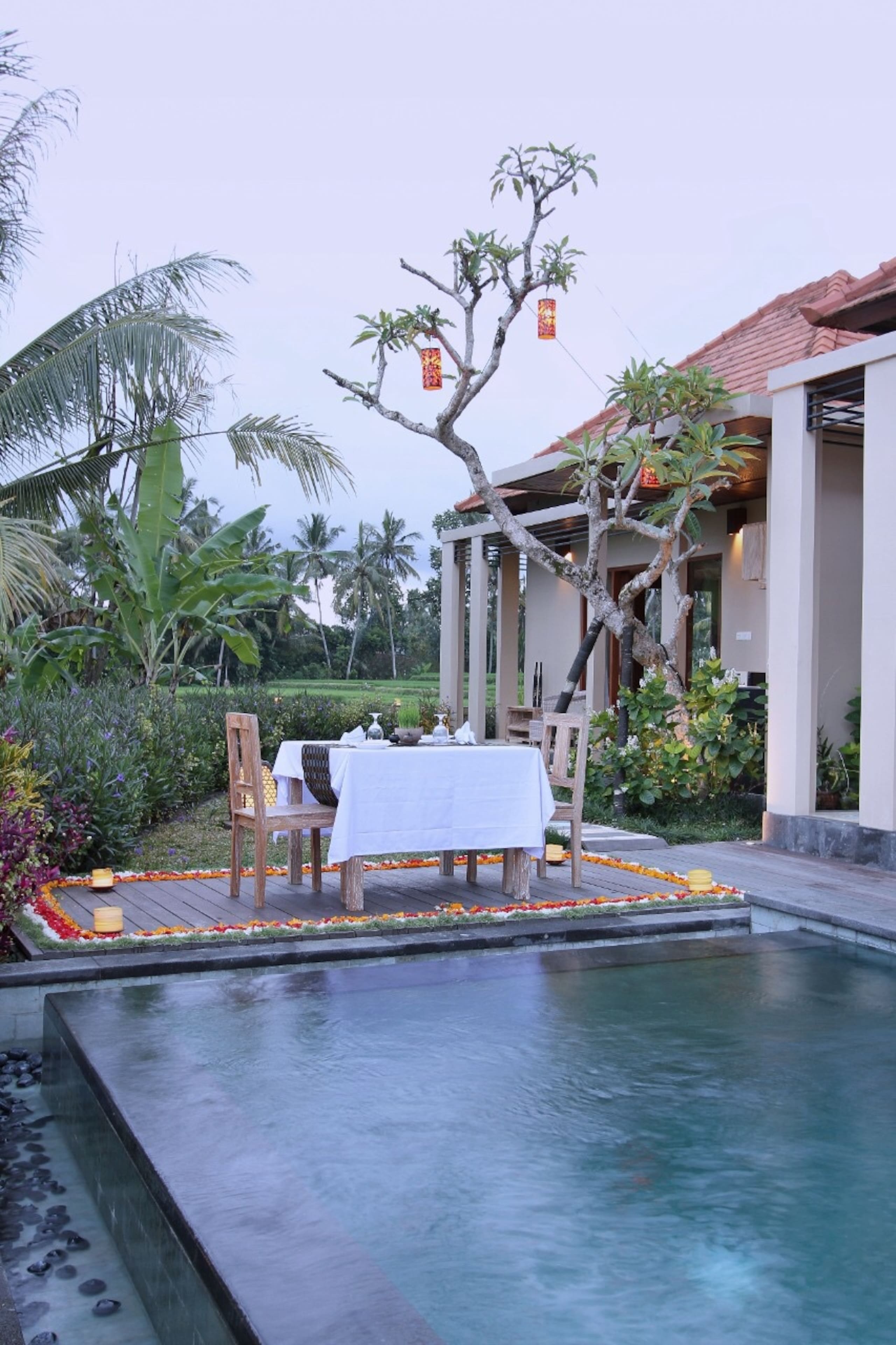 Suite one bedroom with pool view and rice fields 14
