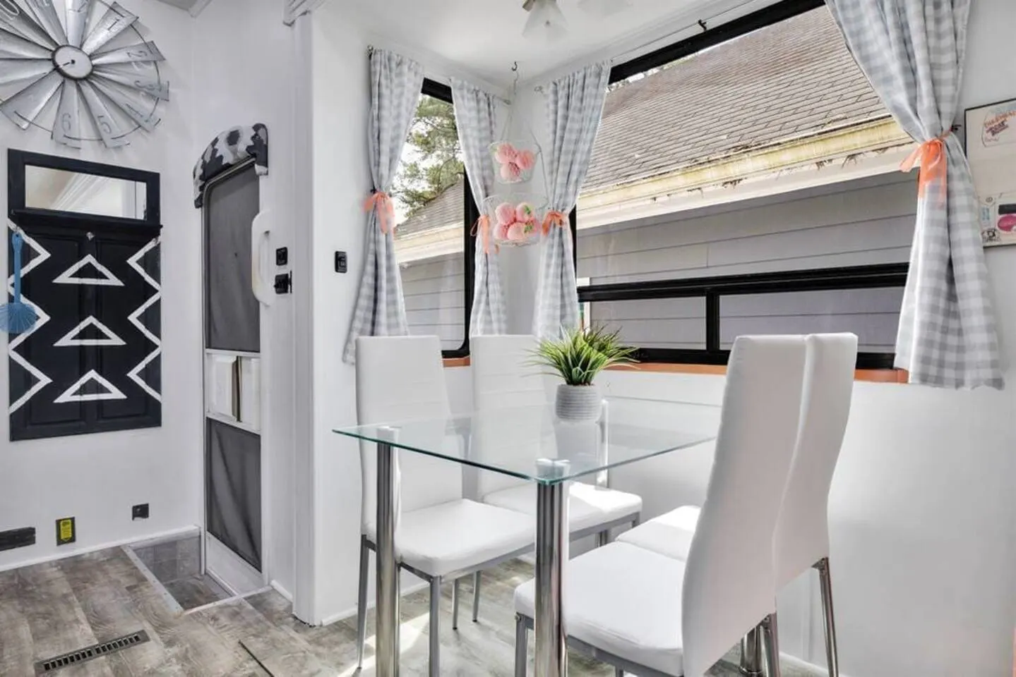 Cozy RV with Fireplace, Grill & Patio 14