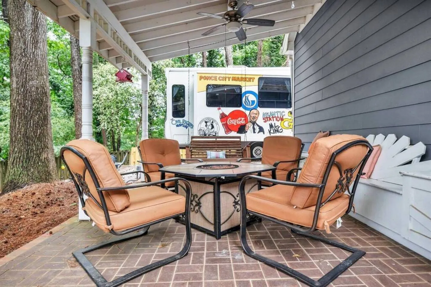 Cozy RV with Fireplace, Grill & Patio — photo 5