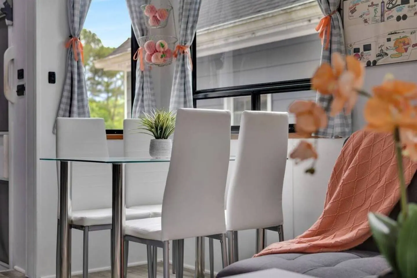Cozy RV with Fireplace, Grill & Patio 7
