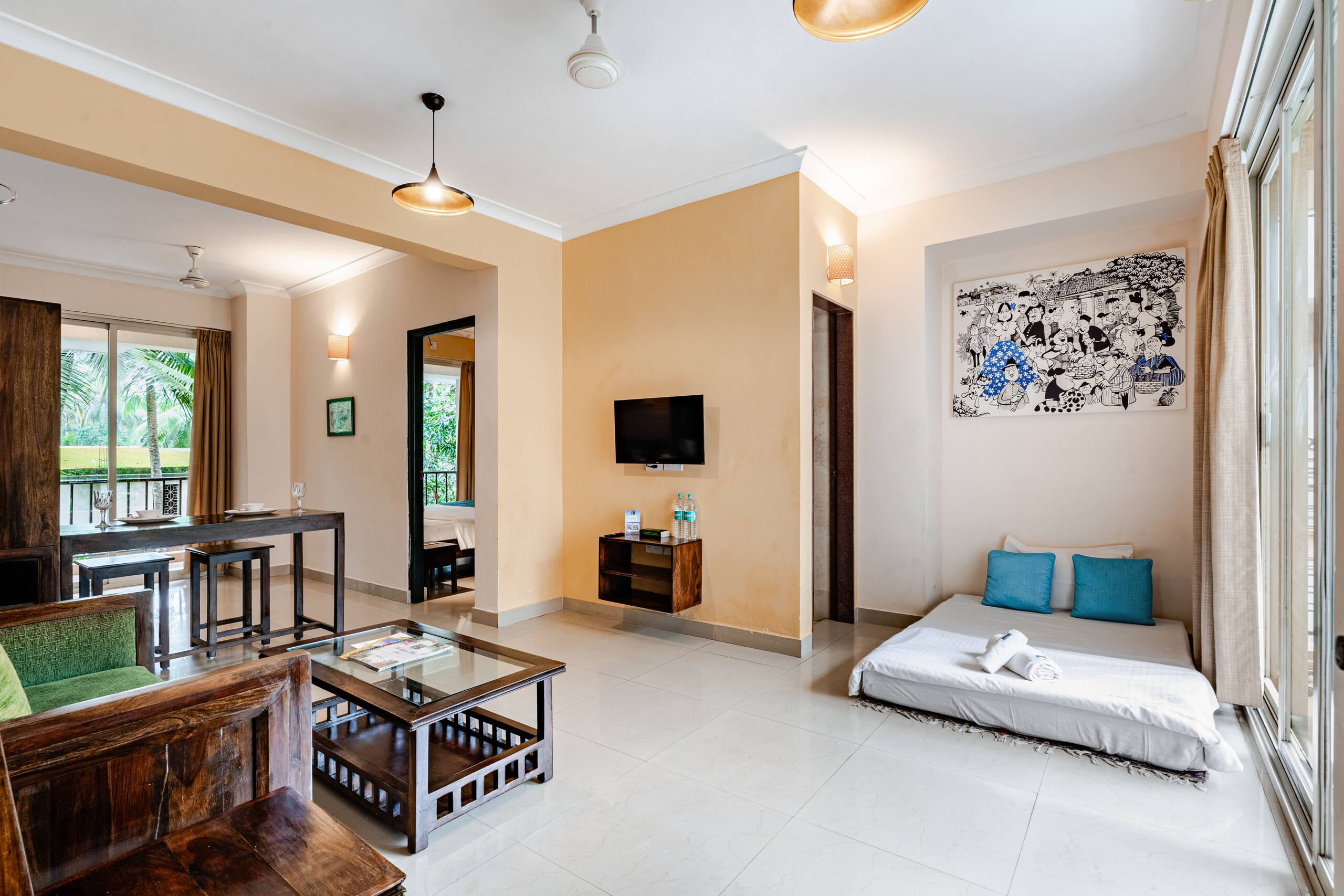 Treehouse Blue 1 bhk-/1, Pool, WiFi & Breakfast 12