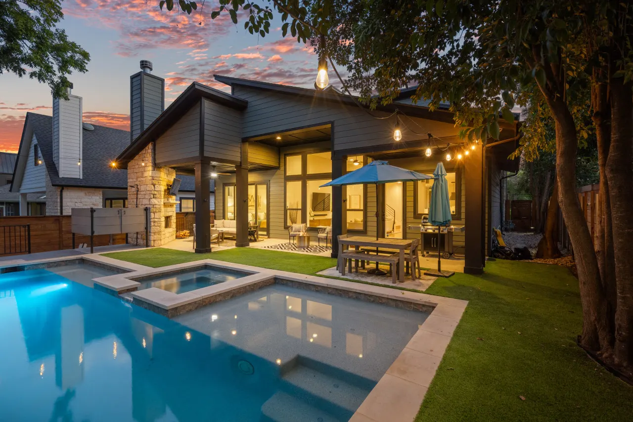 Zilker Home with Heated Pool, Hot Tub, Walkable