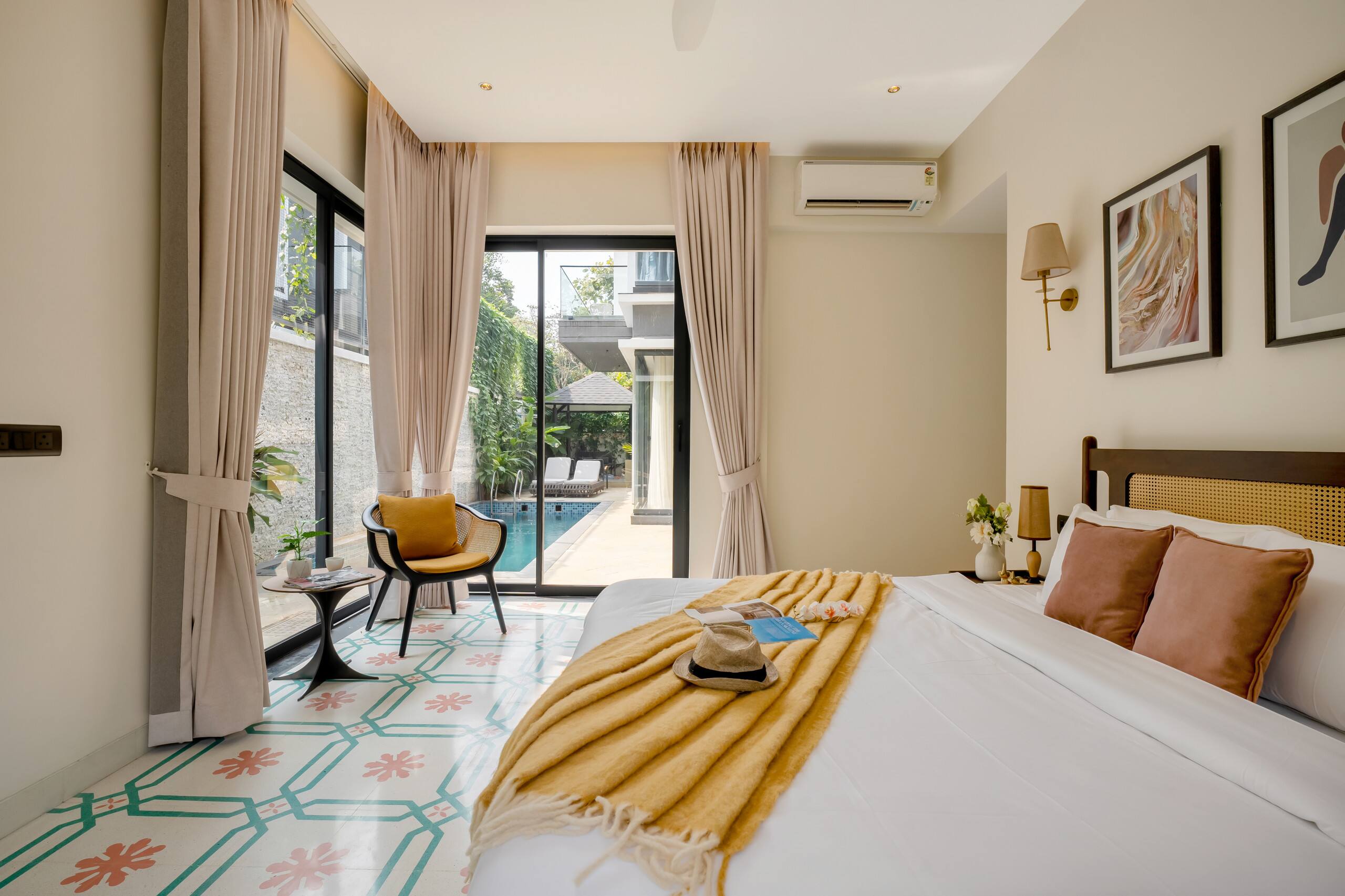 Staymaster Novara 3BR· Pool· Walk to Vagator Beach 40