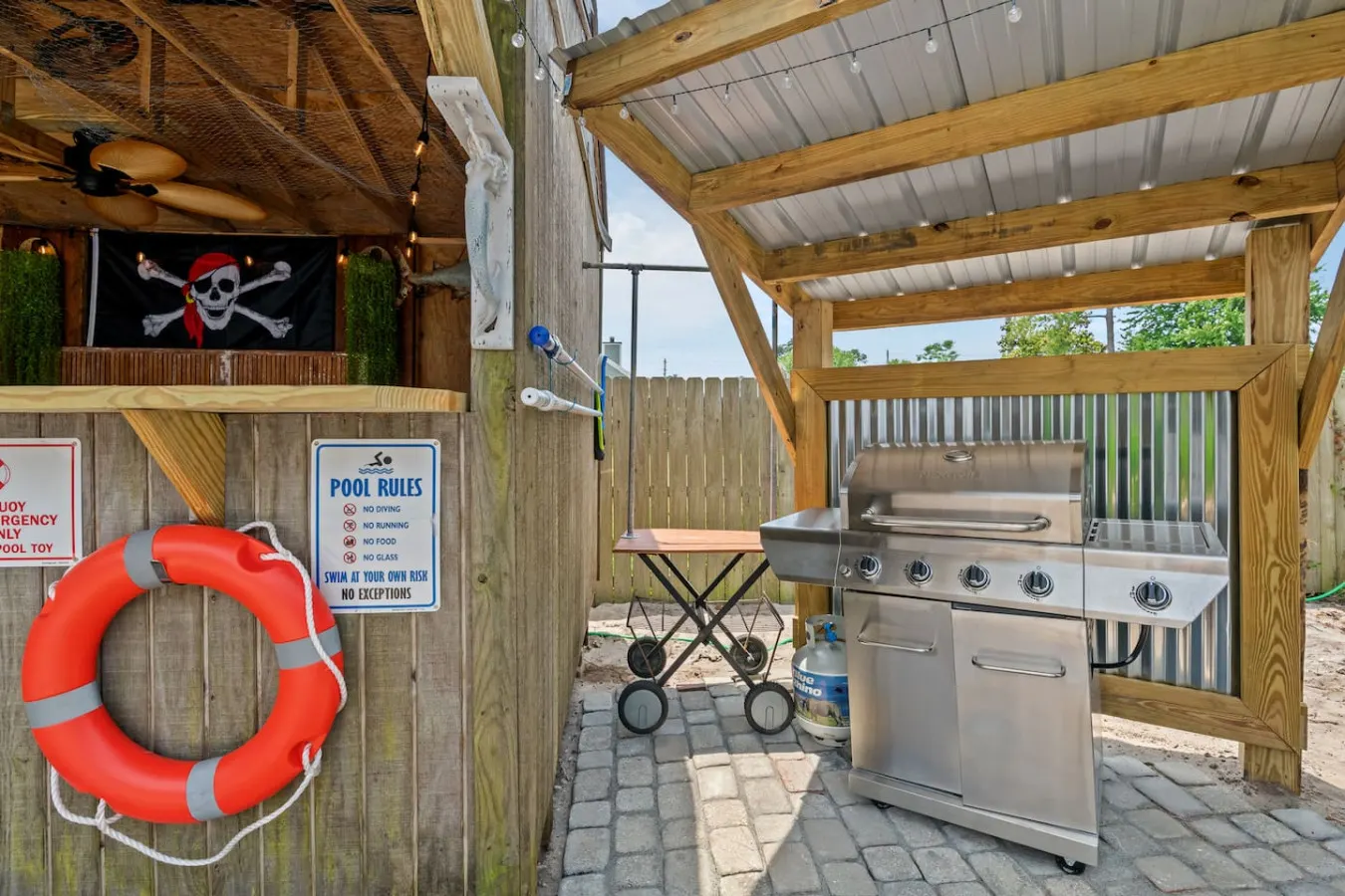 Shipwrecked ~ Pirate-Themed Pool Retreat with Hot Tub, Fire Pit & Game Room 13