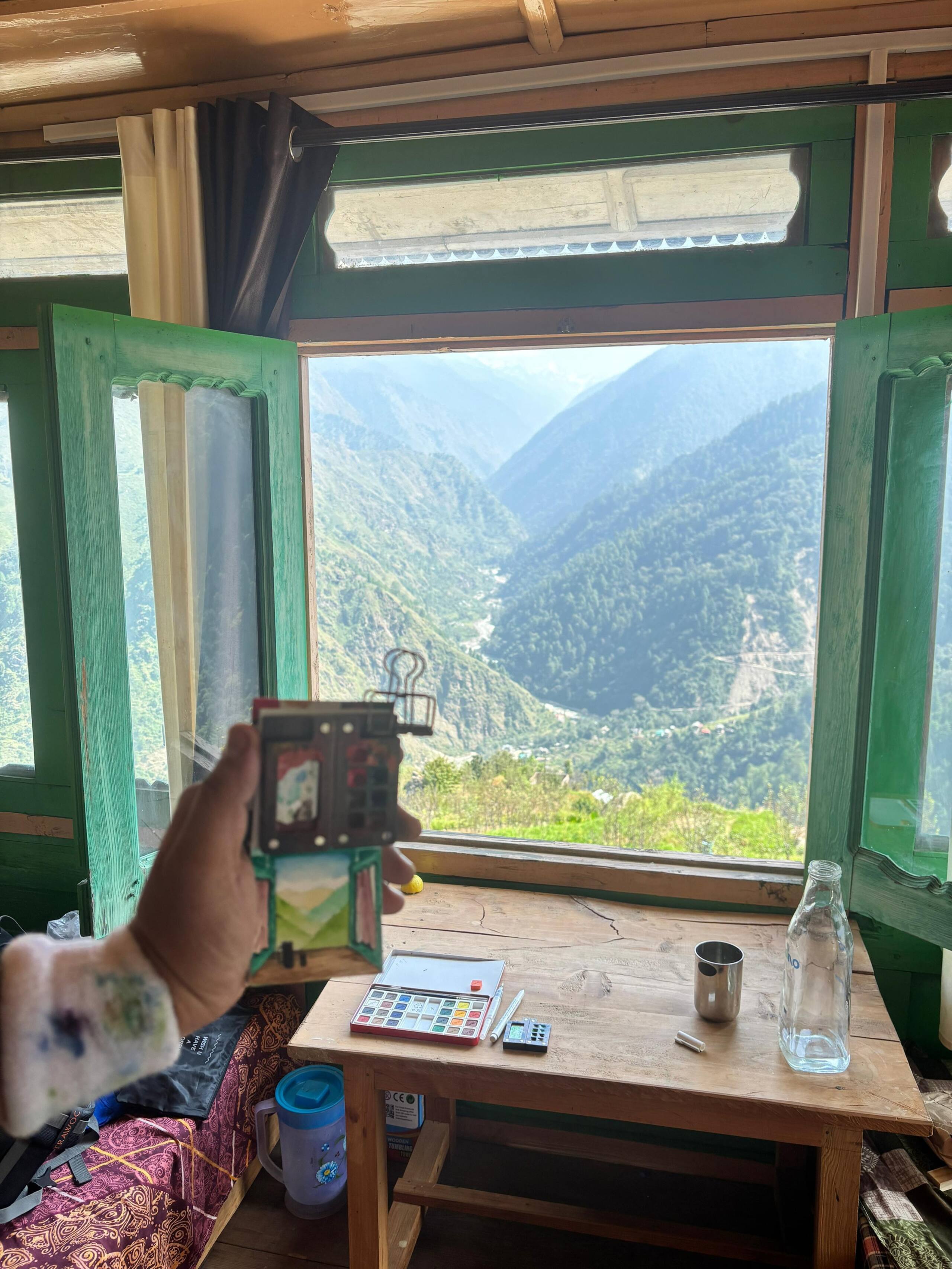 Wood Cottage, with valley view near shangarh 10
