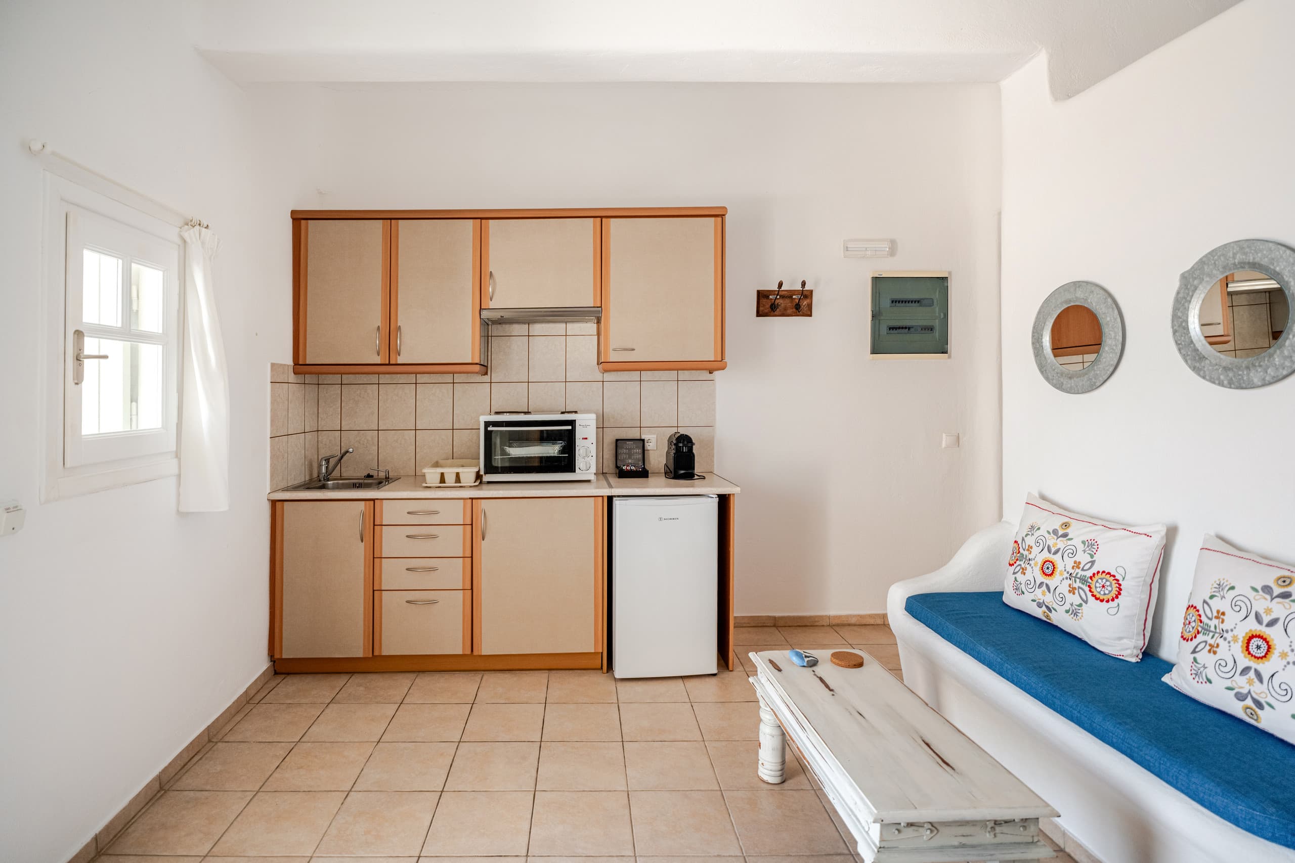 Sea View Studio with Shared Pool @ Panormos 9