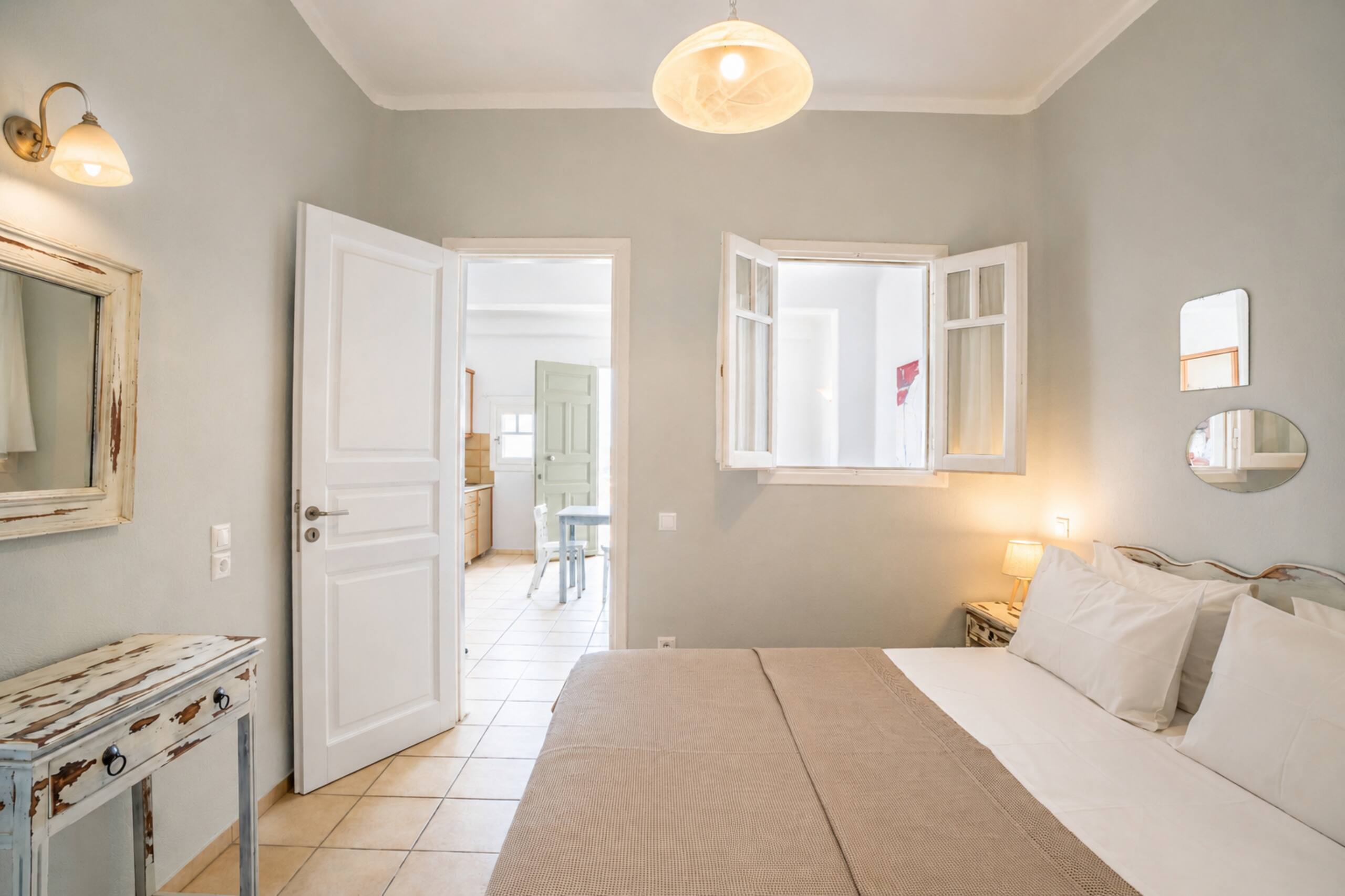 Sea View Studio with Shared Pool @ Panormos 11