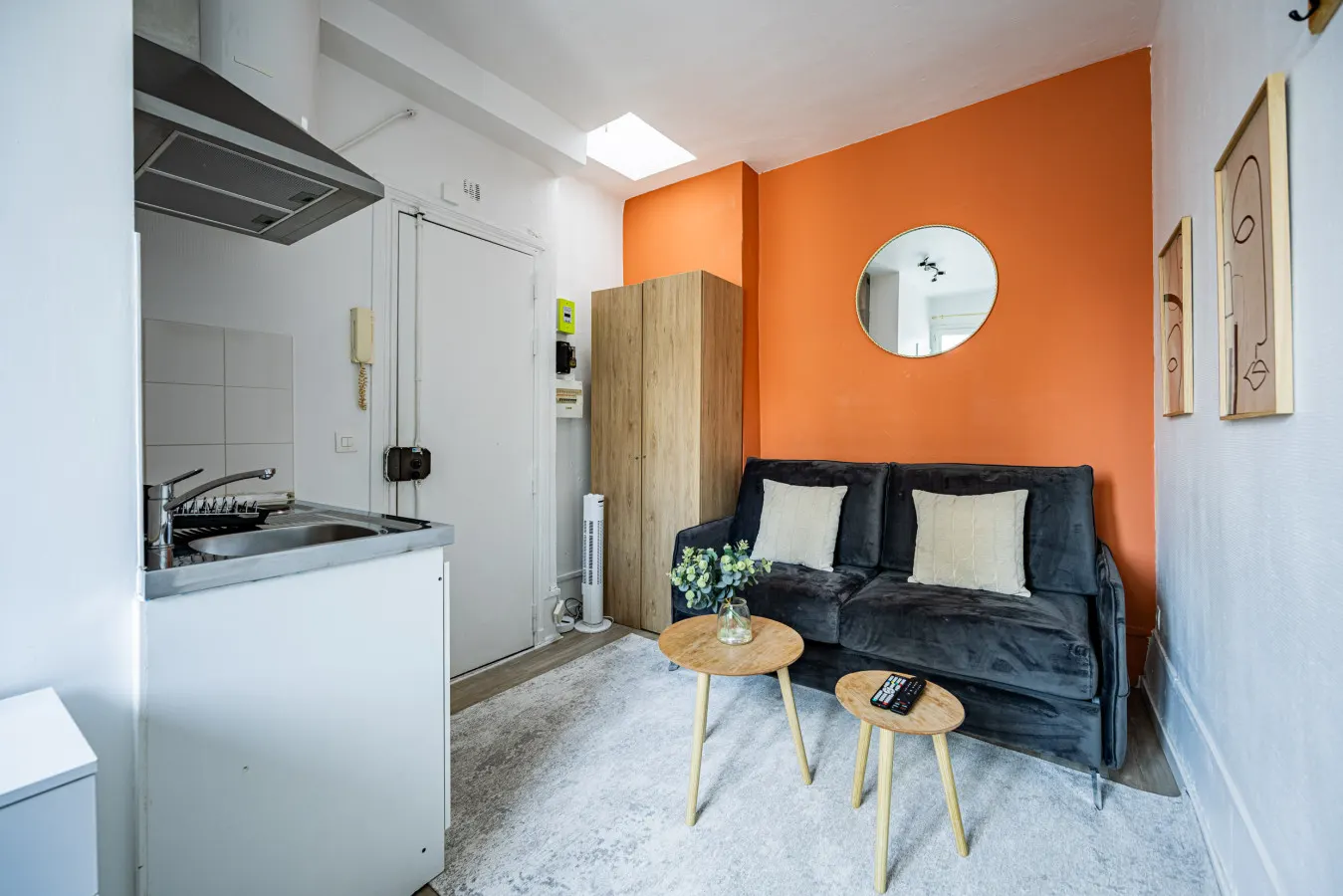 Studio Métro Ourcq Paris 19eme