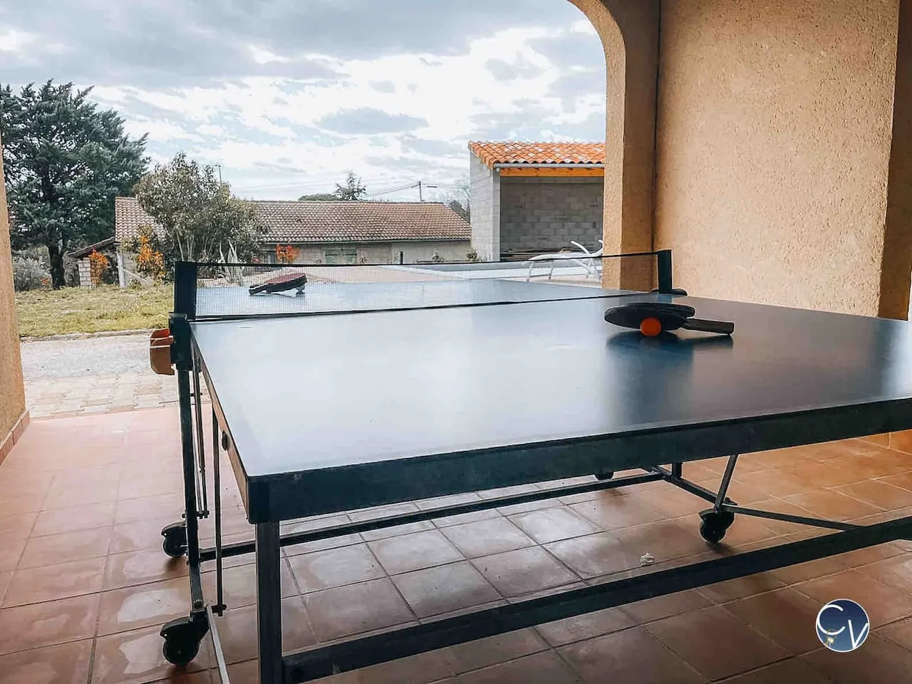 Villa avec piscine, terrain de pétanque et baby-foot 15