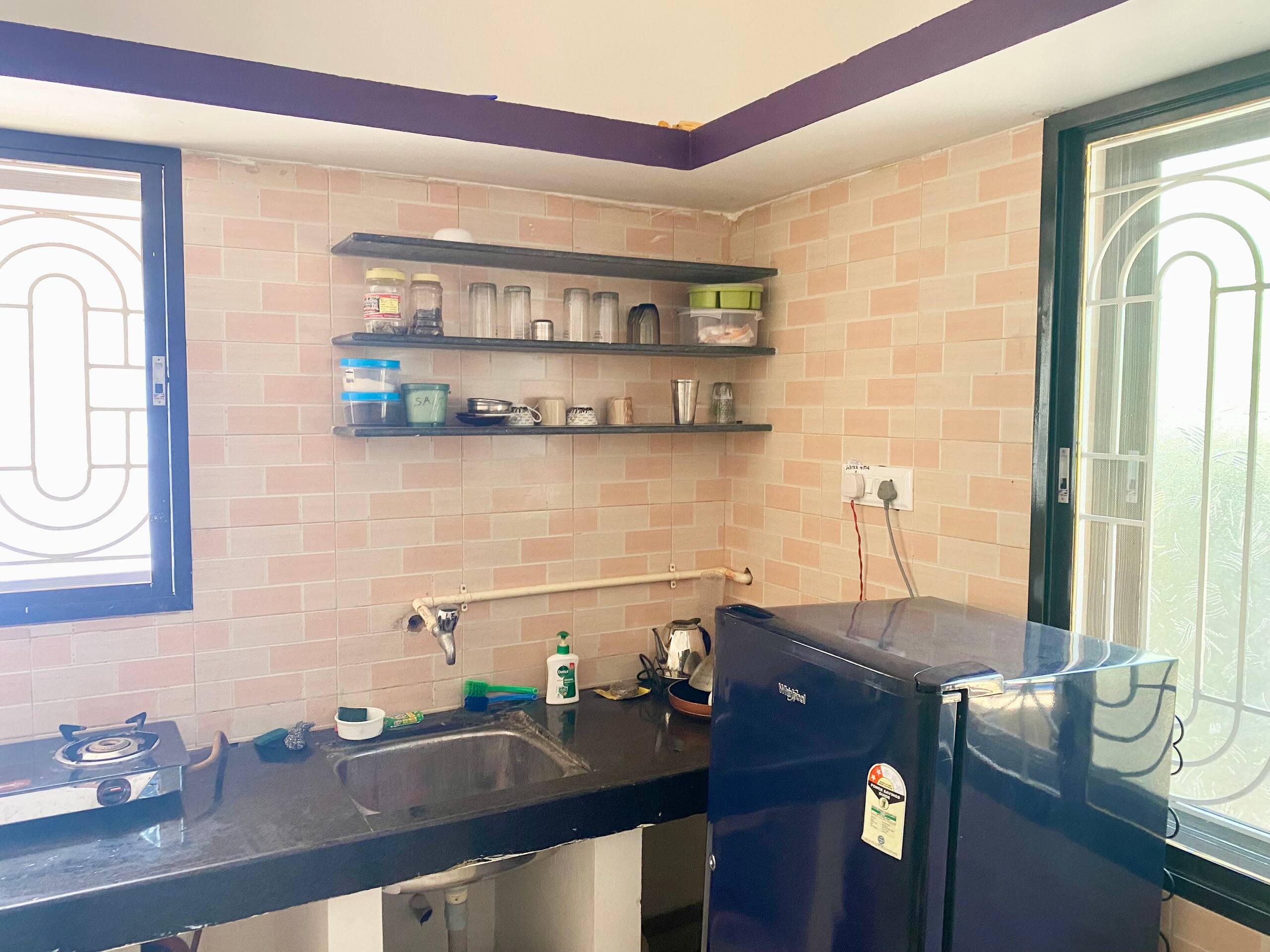 Aloha Gokarna-Entire 2BHK AC Villa home & kitchen 11