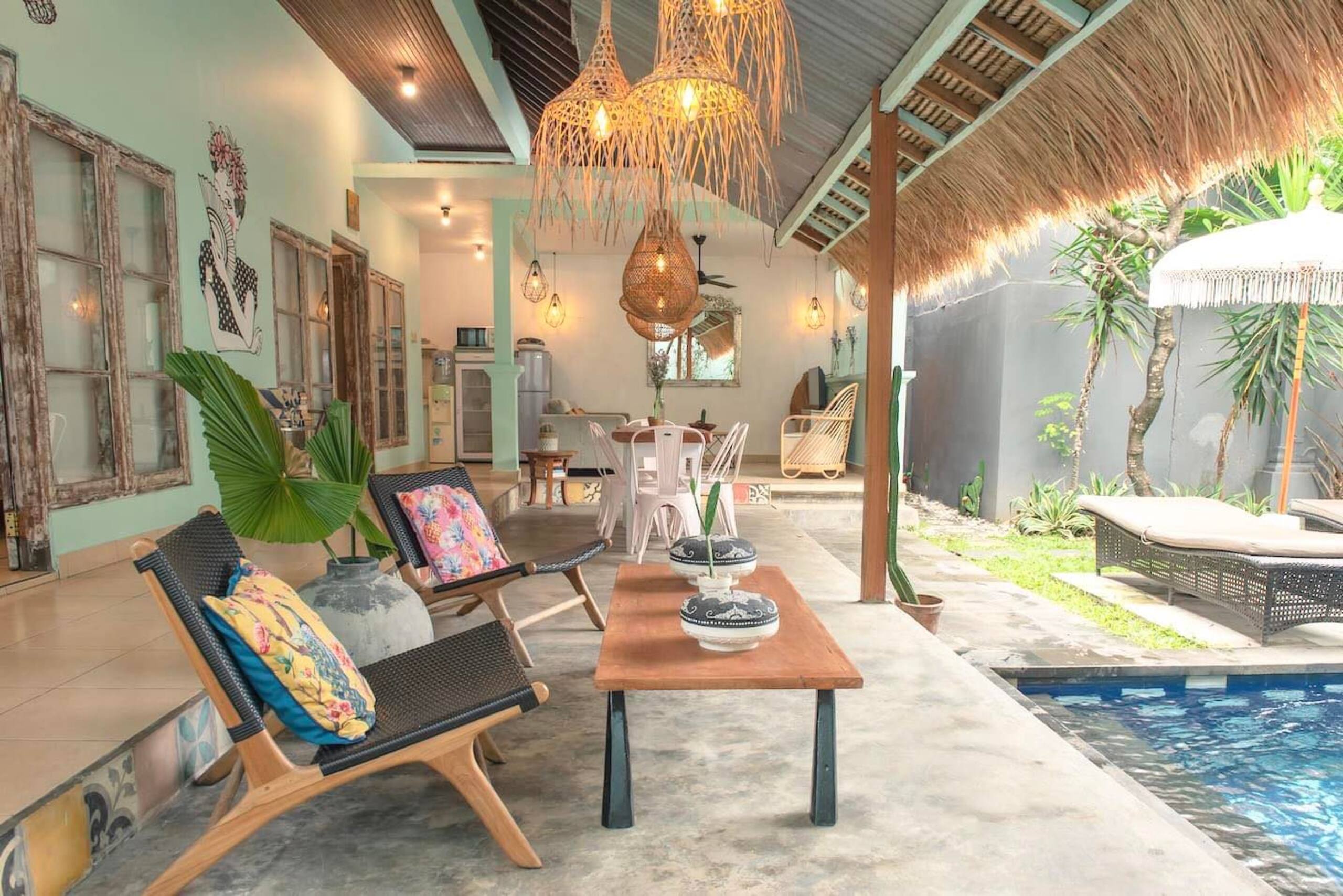 Seminyak Beach Villa Hibiscus 2 bedrm private pool 17