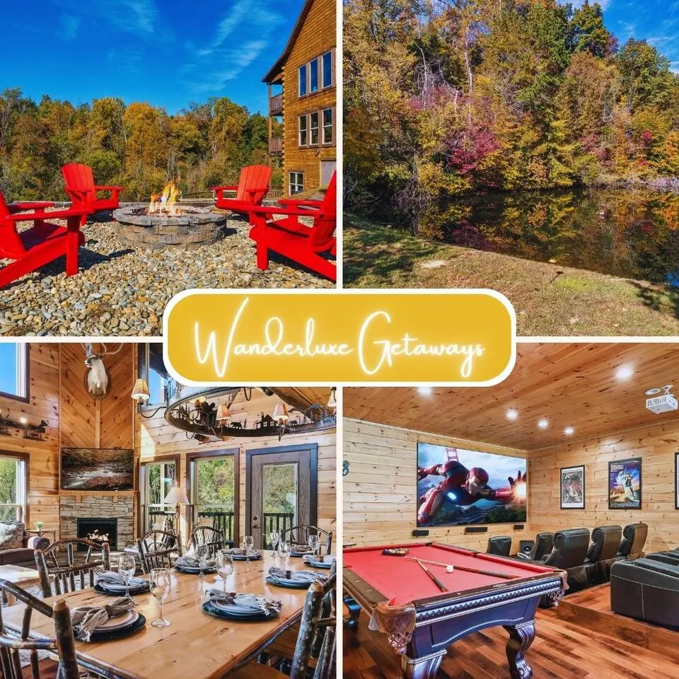 Private Lake Fire Pit Theater & Game Room 18