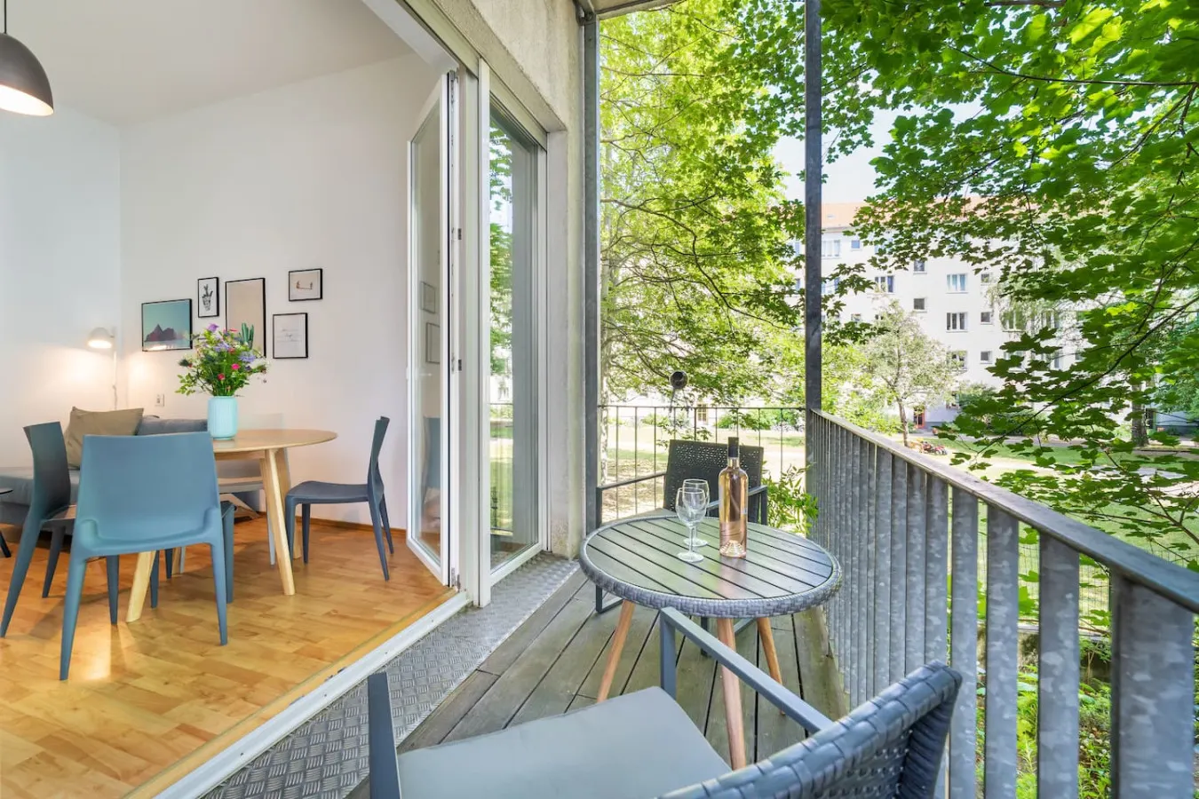 Bright & Modern 1-Bedroom Apartment with Balcony 11