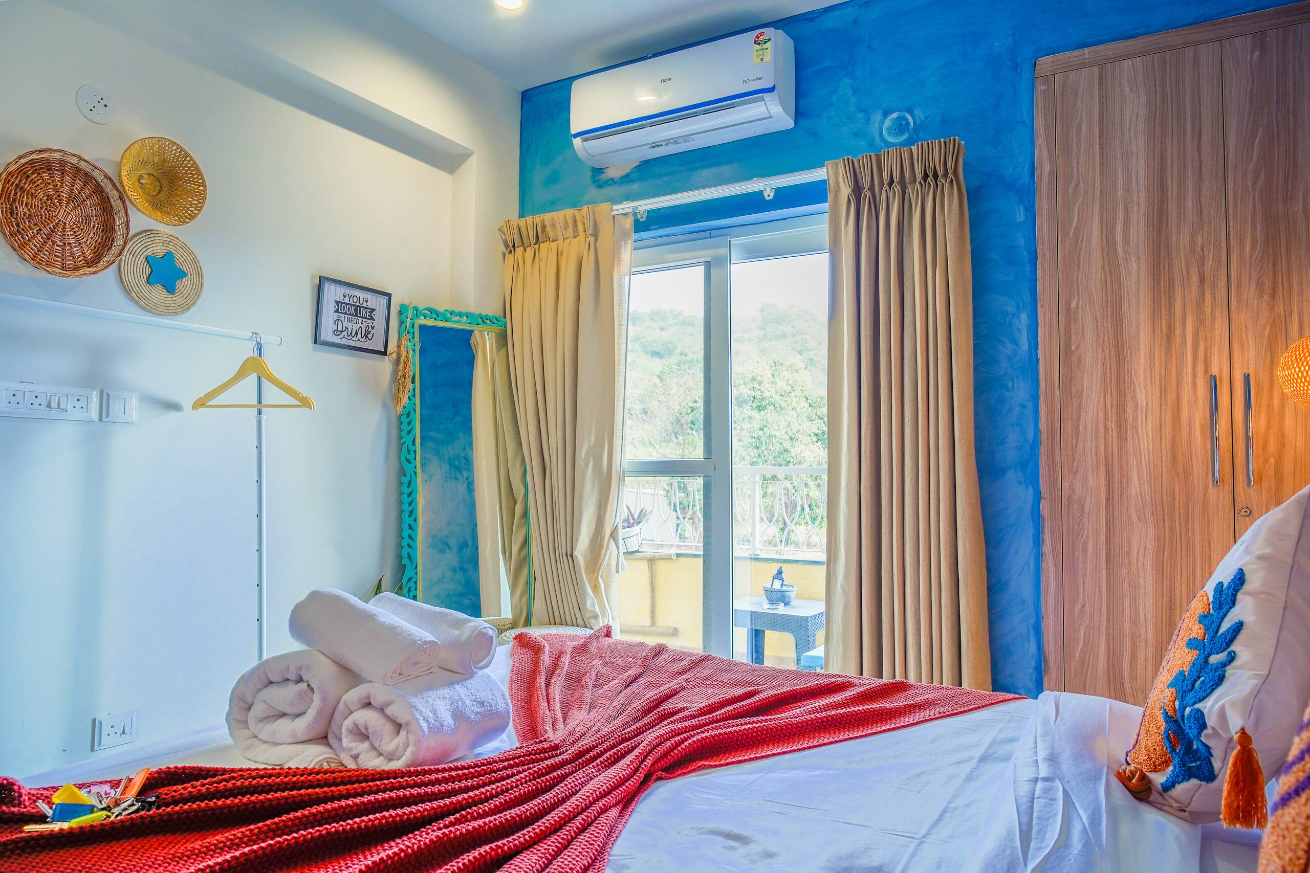 Cozy 2-BHK Aprt W/ Kitchen & Balcony-Near Candolim 21