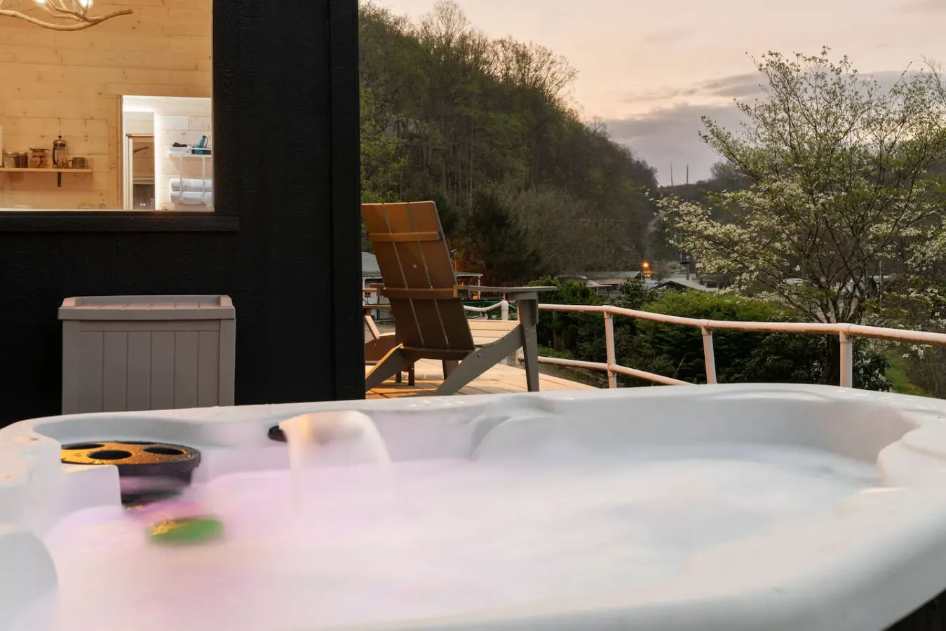 The Kimble Hot Tub with River & Smoky Views 4