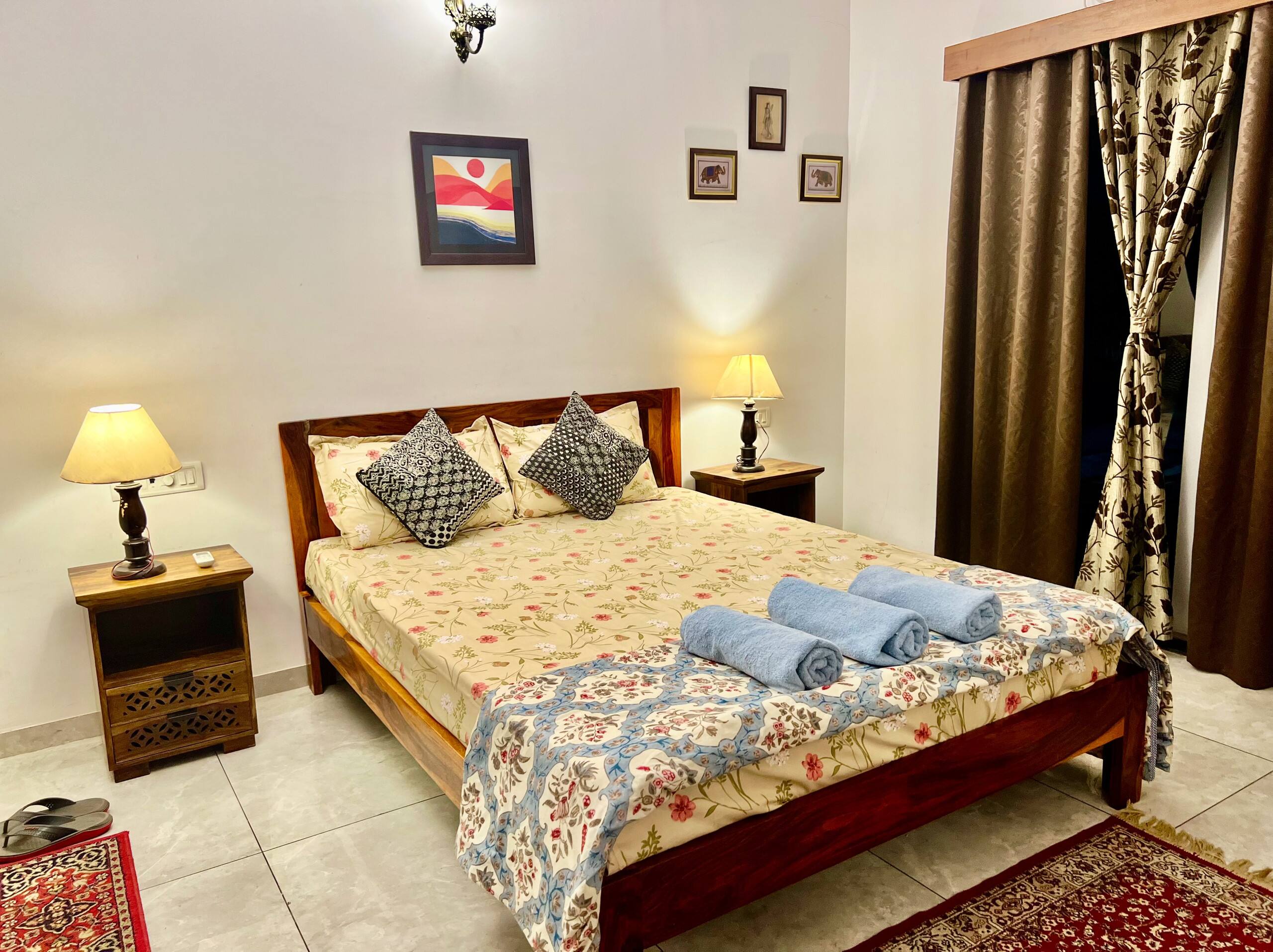 The Cider Goa A | 2BHK Sleeps8 | FullyAC Beach3min 19