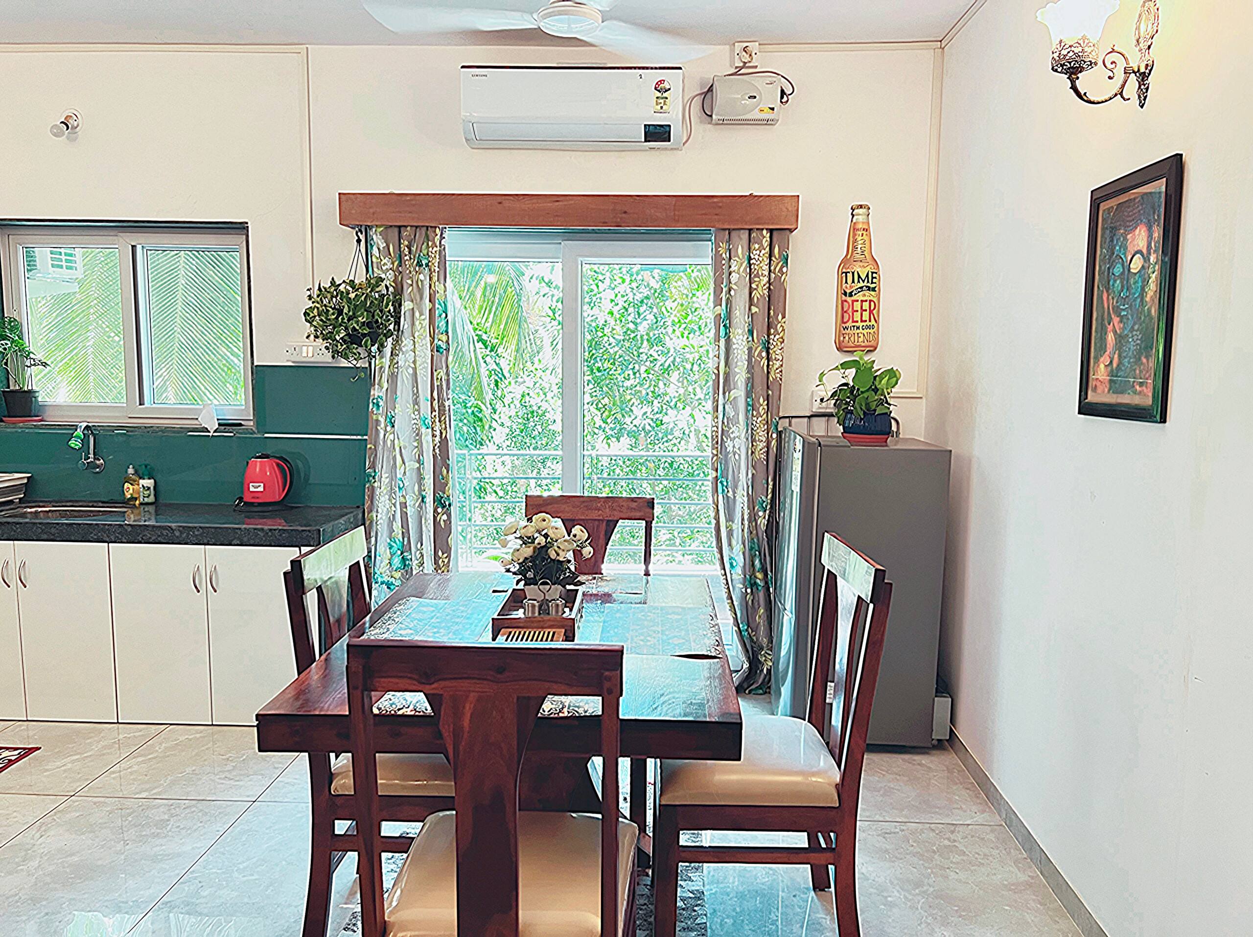 The Cider Goa A | 2BHK Sleeps8 | FullyAC Beach3min 16